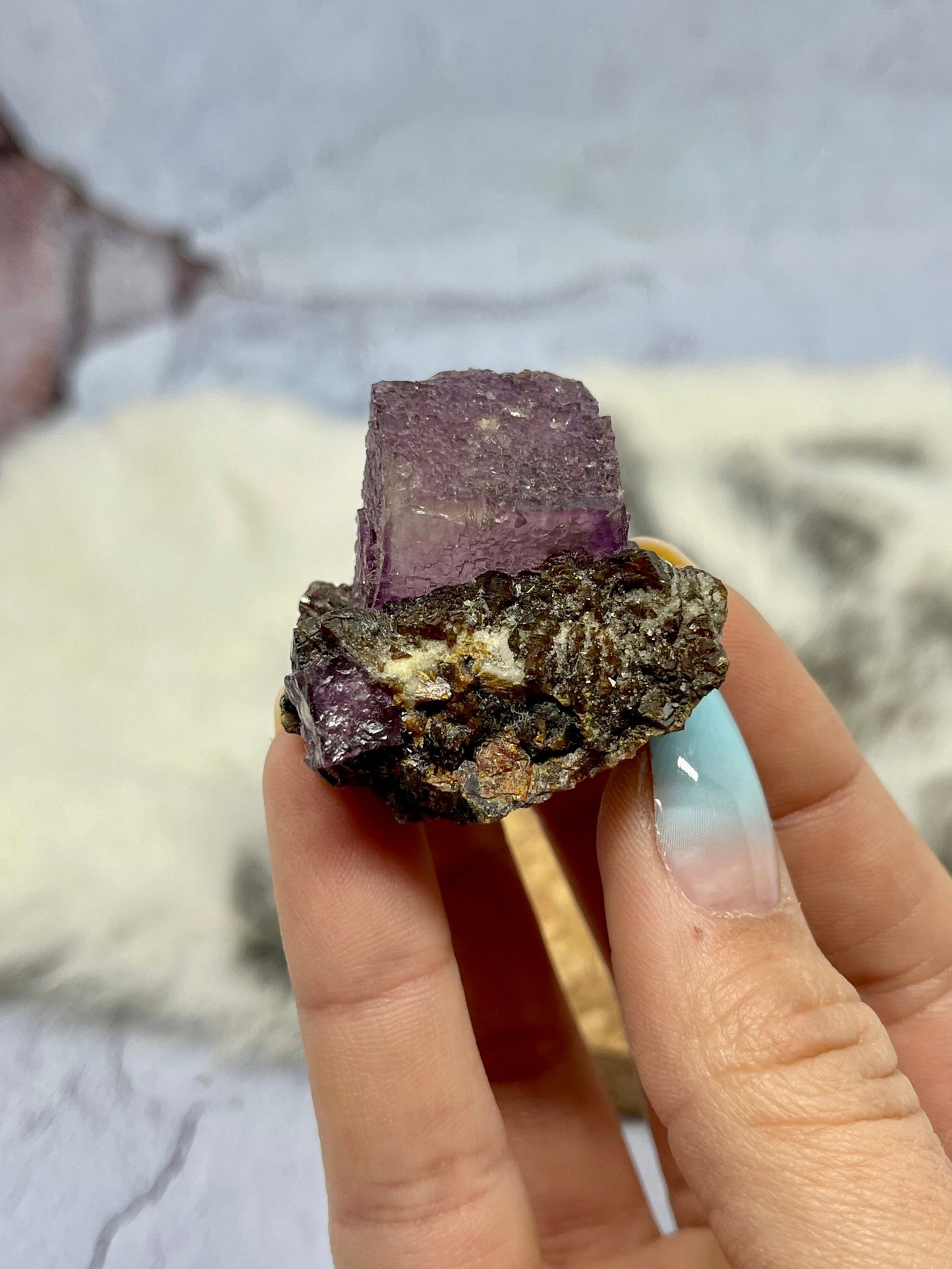 Fluorite and Sphalerite ~ Marmatite