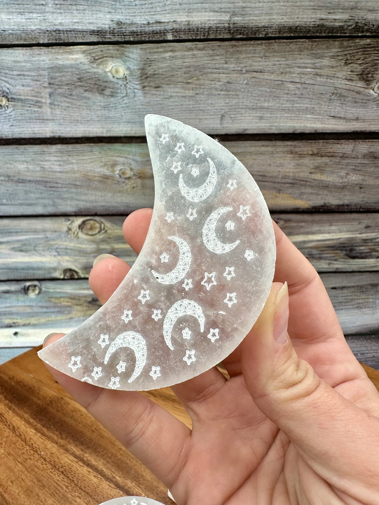 Selenite Moon Satin Spar