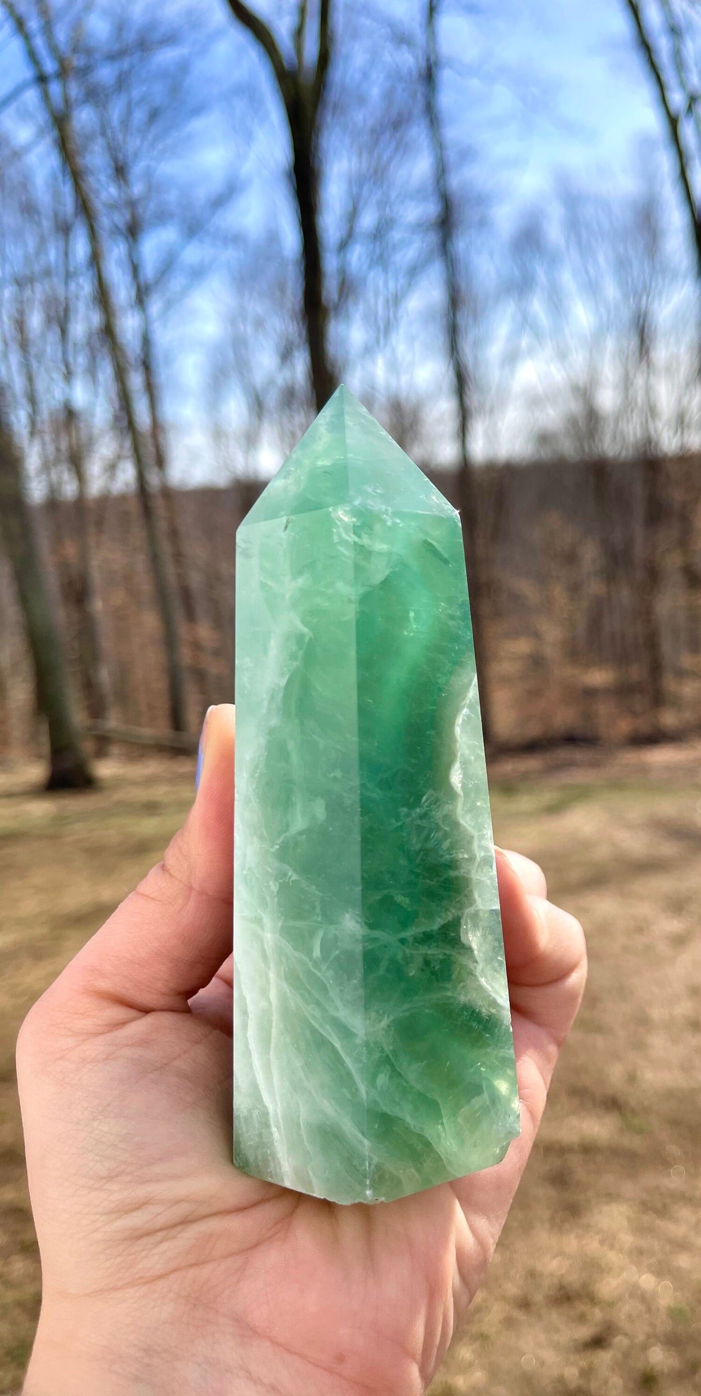 Large Fluorite Point