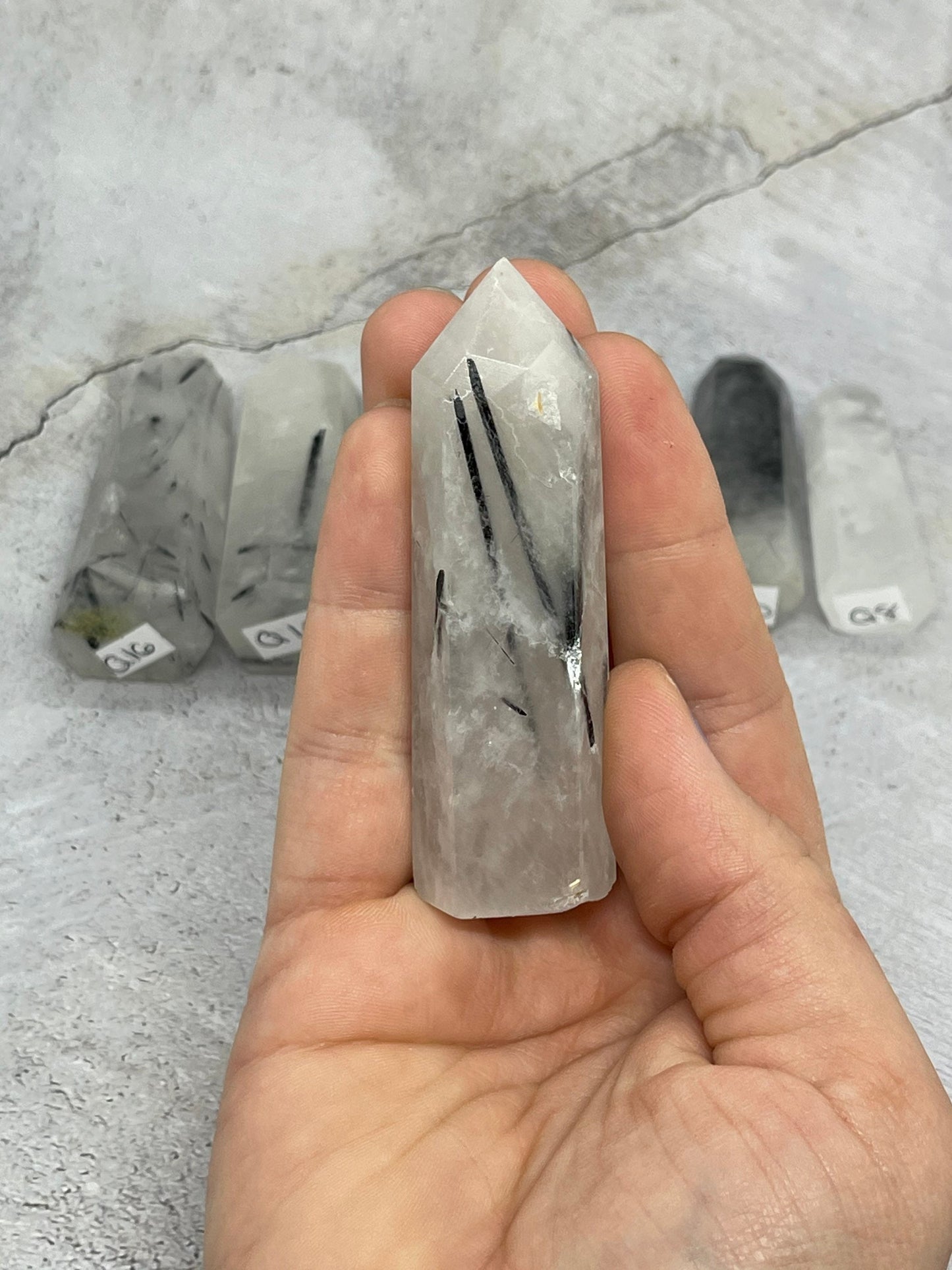 Tourmaline Quartz Point