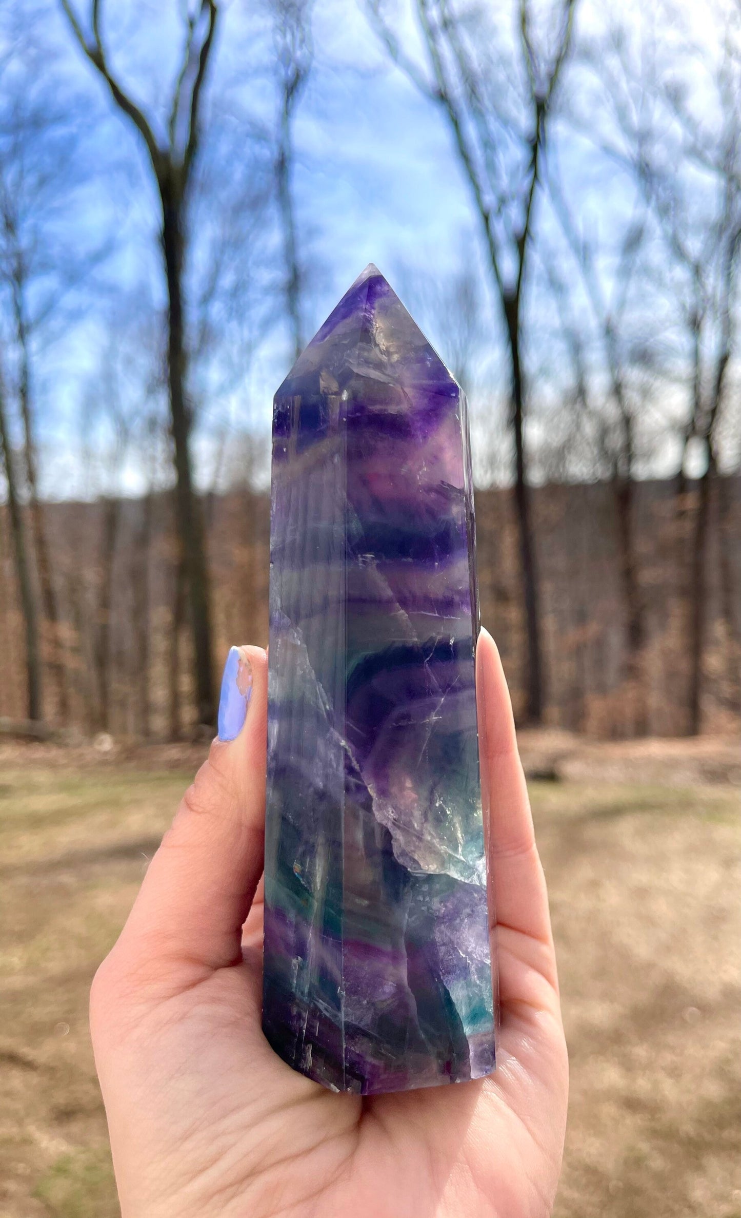 Large Fluorite Point