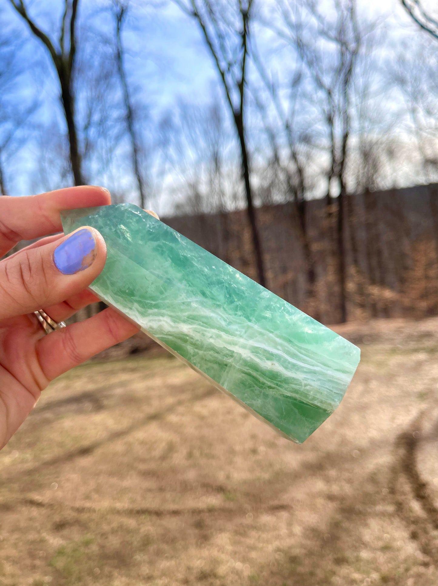 Large Fluorite Point