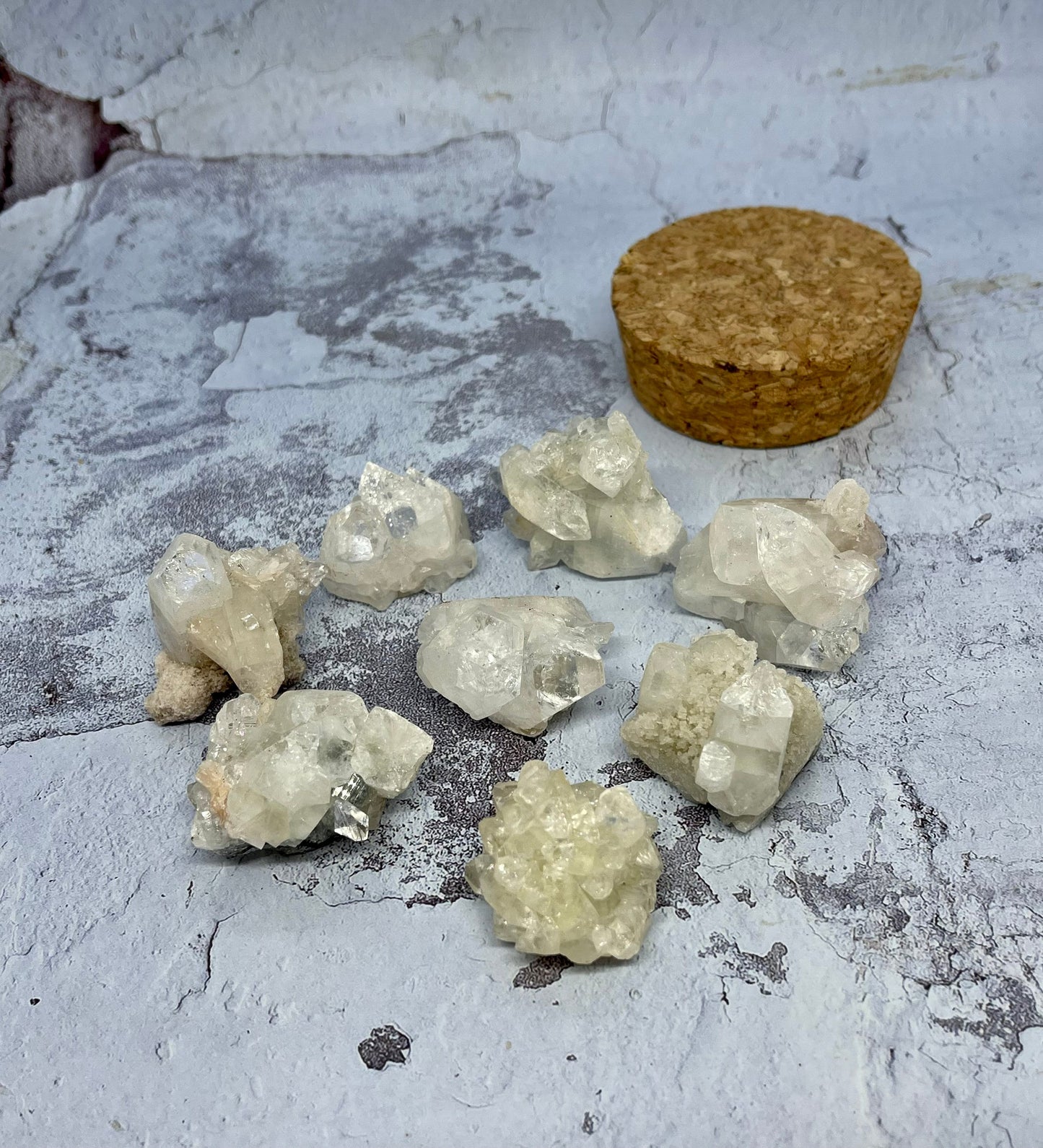 One Apophyllite Clusters