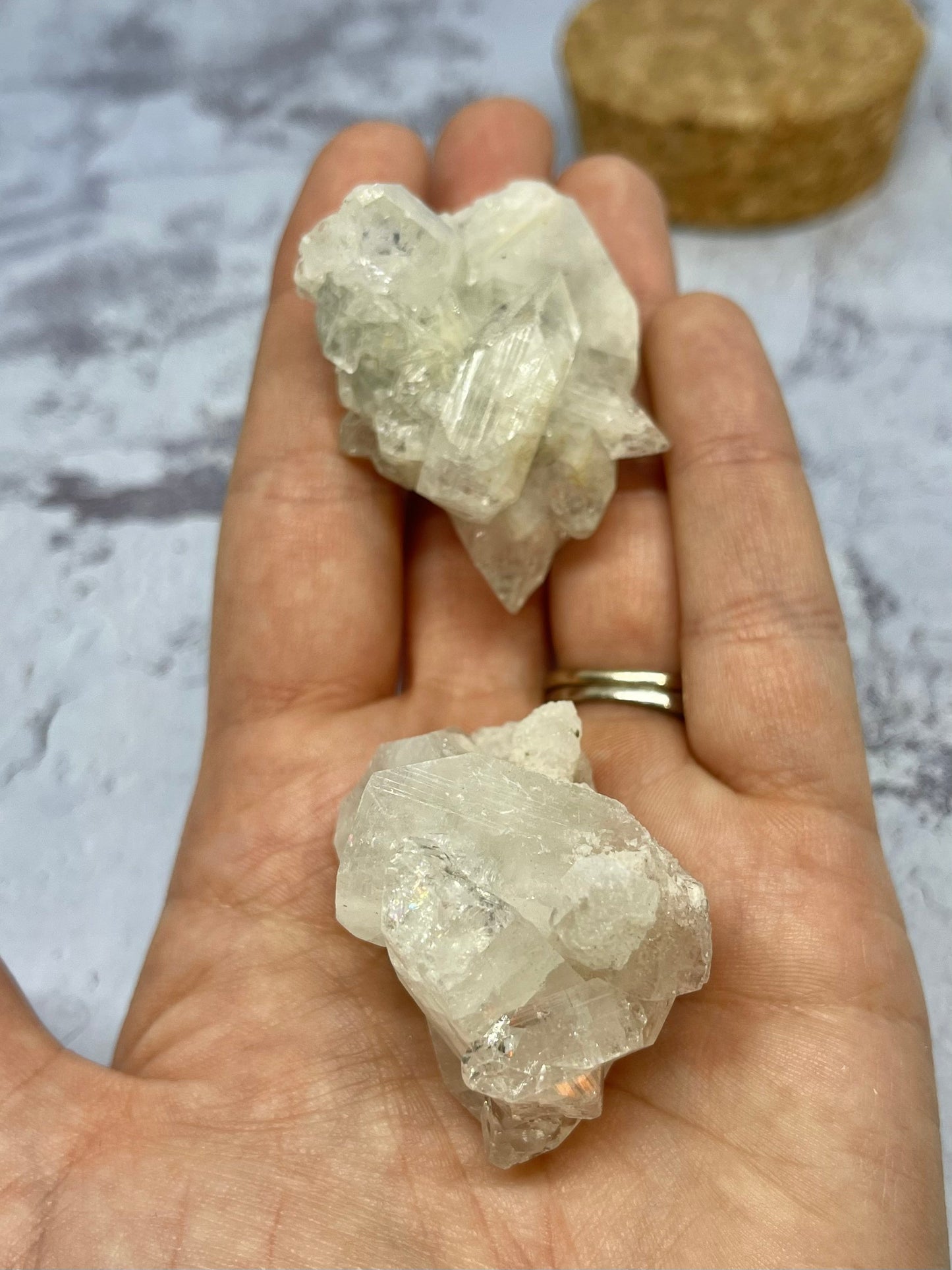 One Apophyllite Clusters