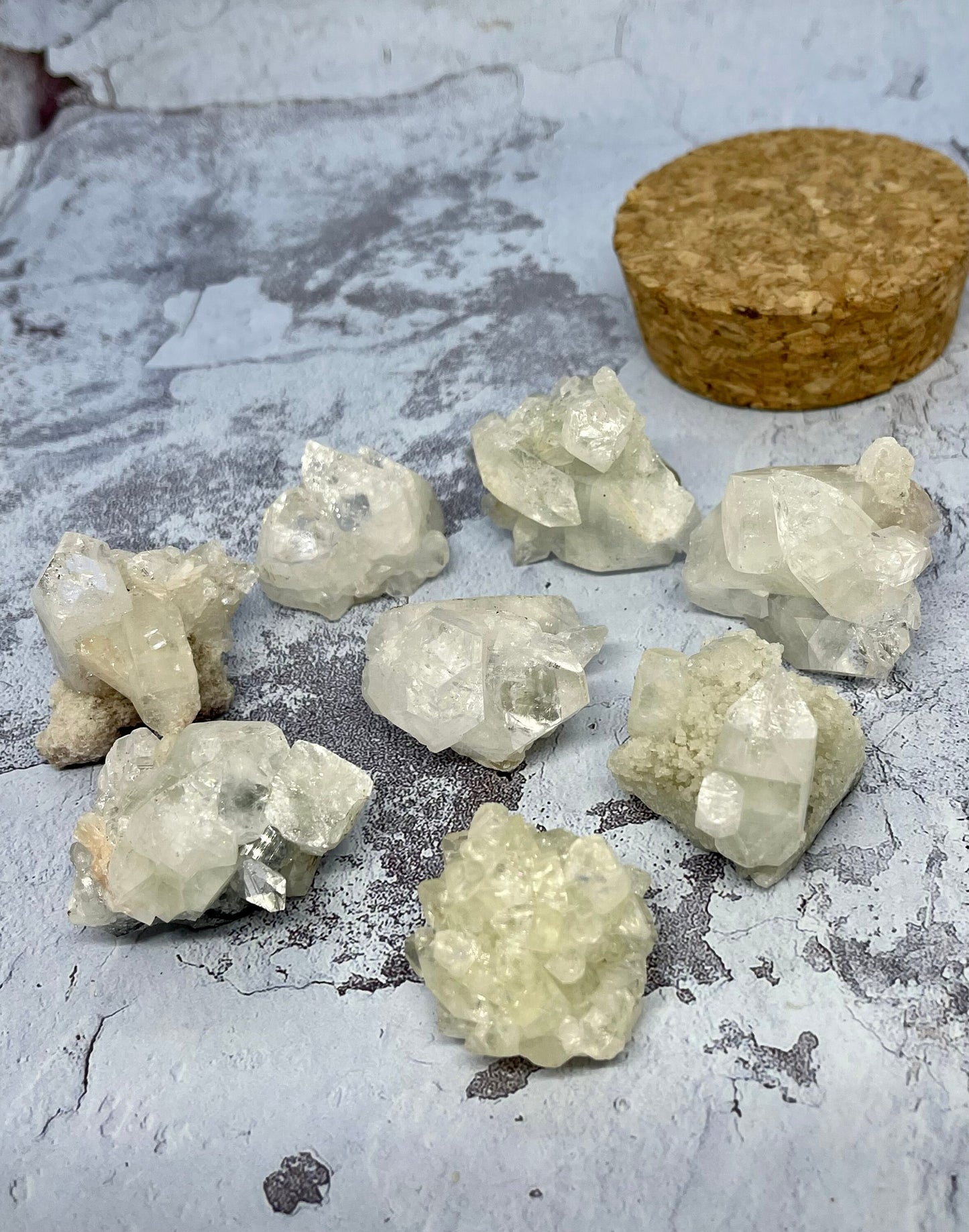 One Apophyllite Clusters