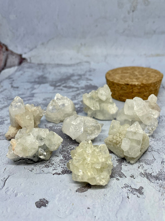 One Apophyllite Clusters