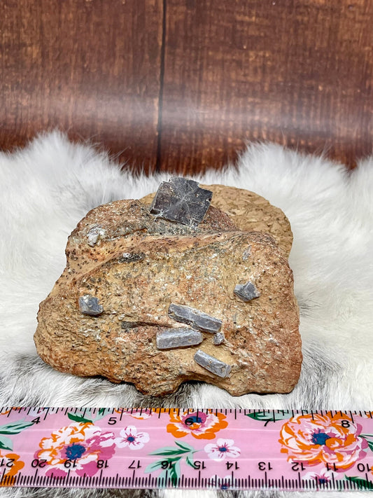 Large Staurolite Fairy Cross Cluster Matrix