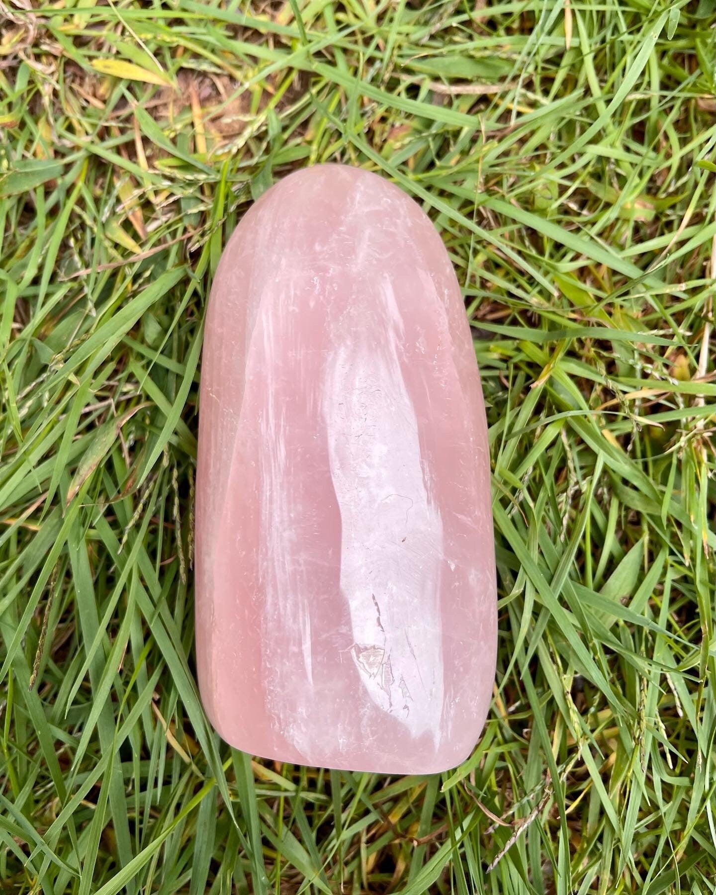 Rose Quartz Freeform 4”