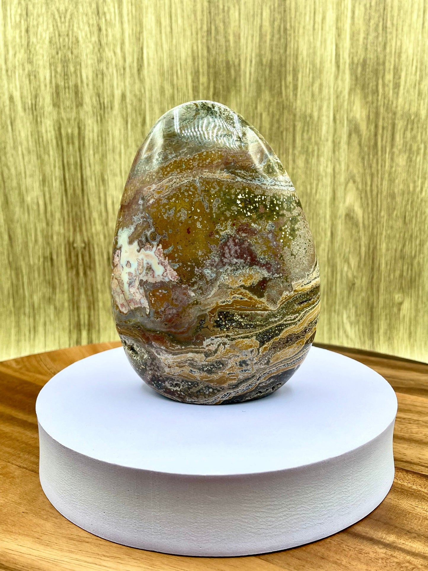 Large Ocean Jasper Freeform Druzy