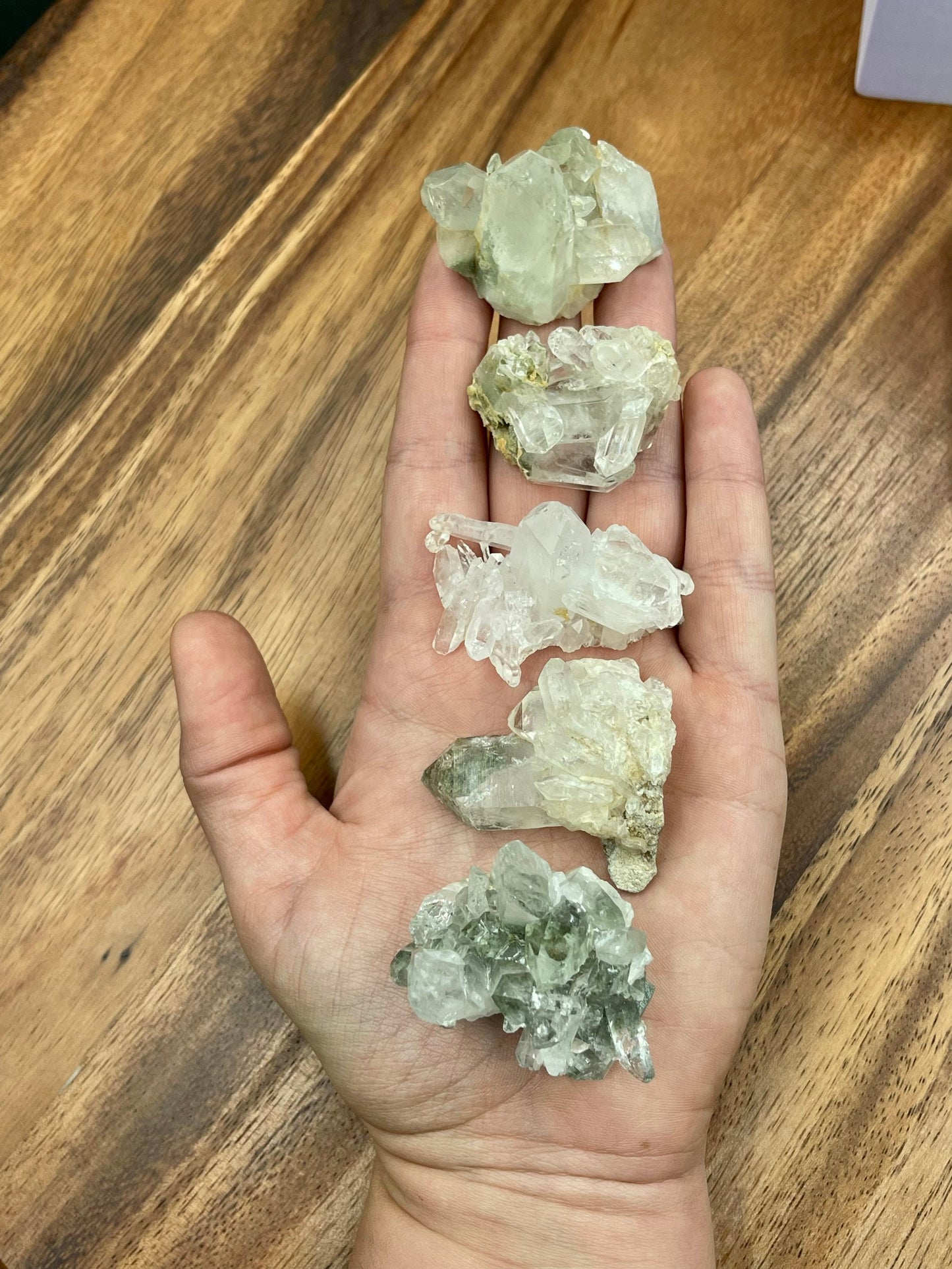 One Chlorite Quartz Phantom Clusters