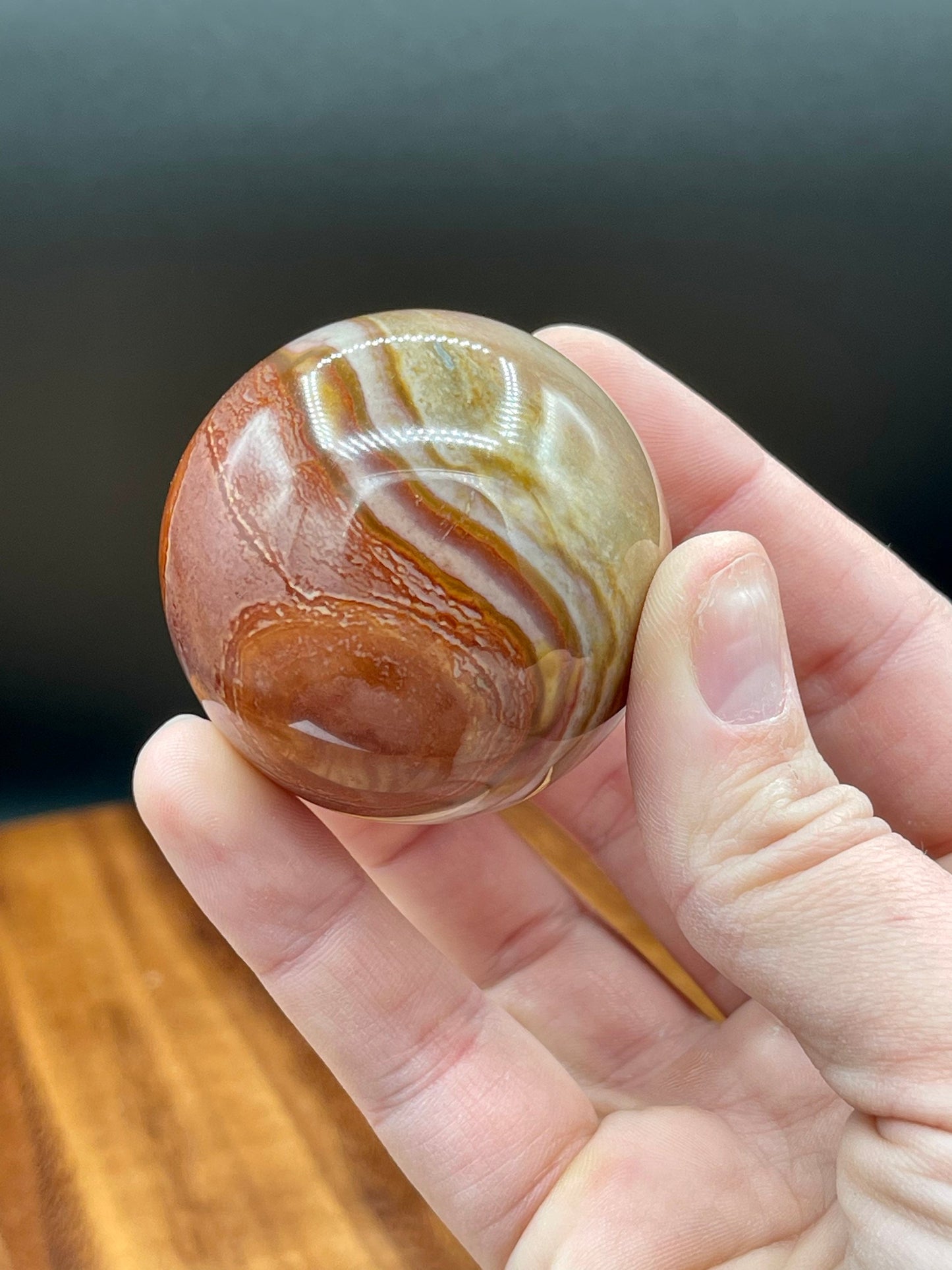 1 3/4 - 2” Polychrome Jasper Sphere