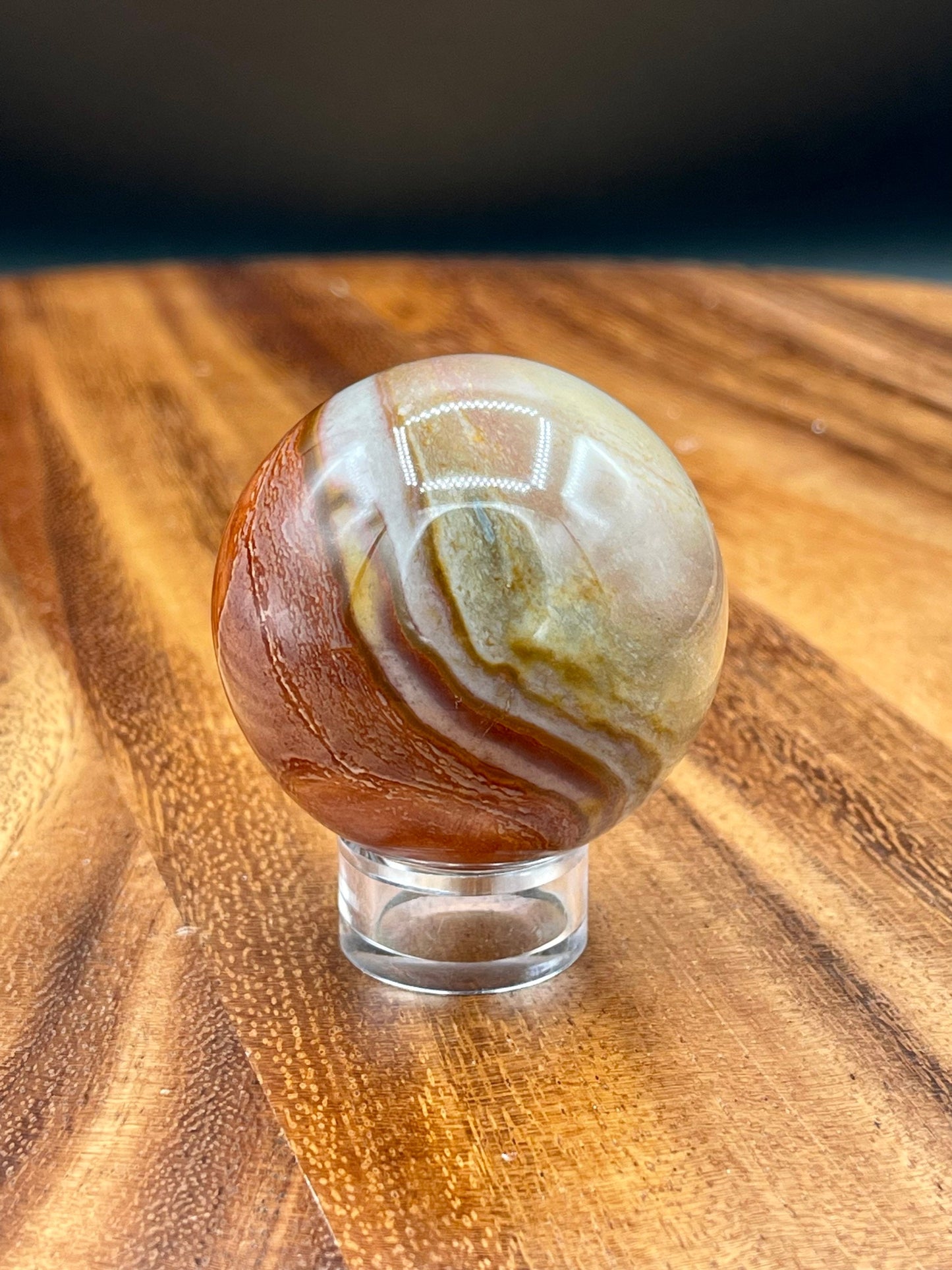 1 3/4 - 2” Polychrome Jasper Sphere