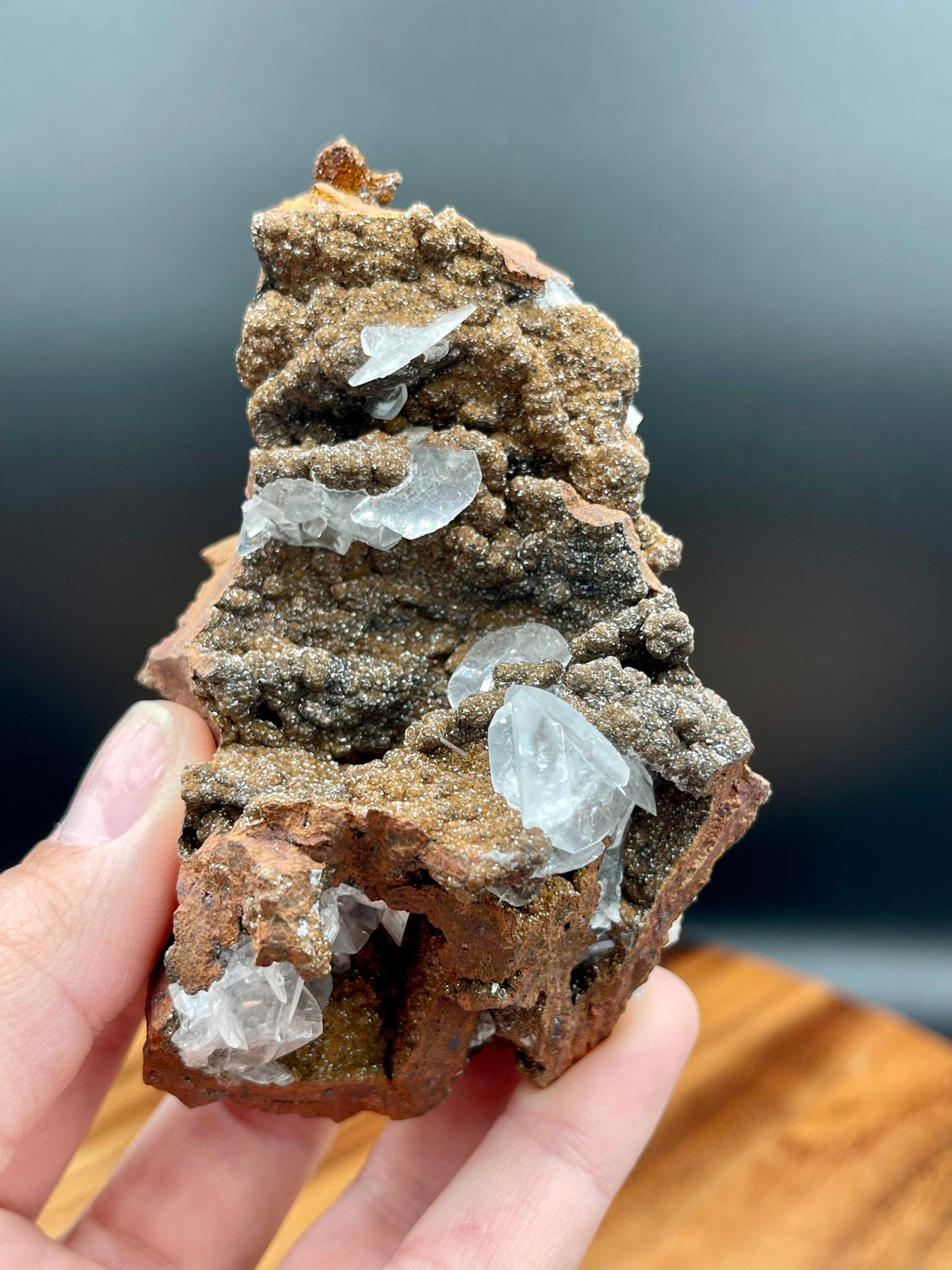 Exquisite White Calcite and mixed minerals ~ Natural Specimen