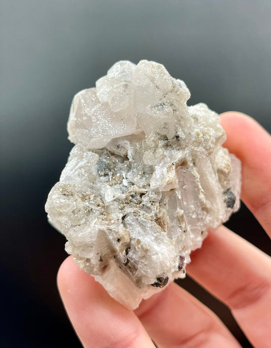 Sparkly Danburite Cluster Matrix