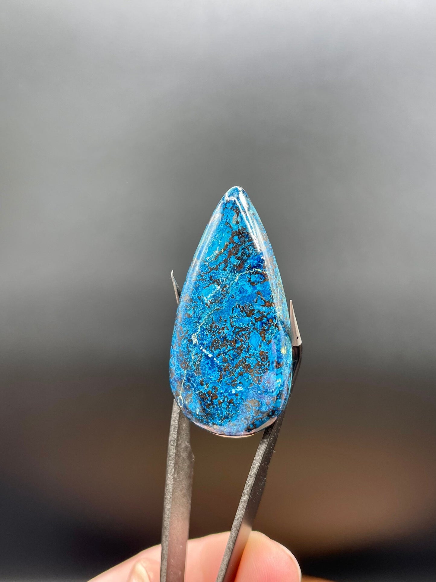 Spectacular Grade AAA Shattuckite Cabochon