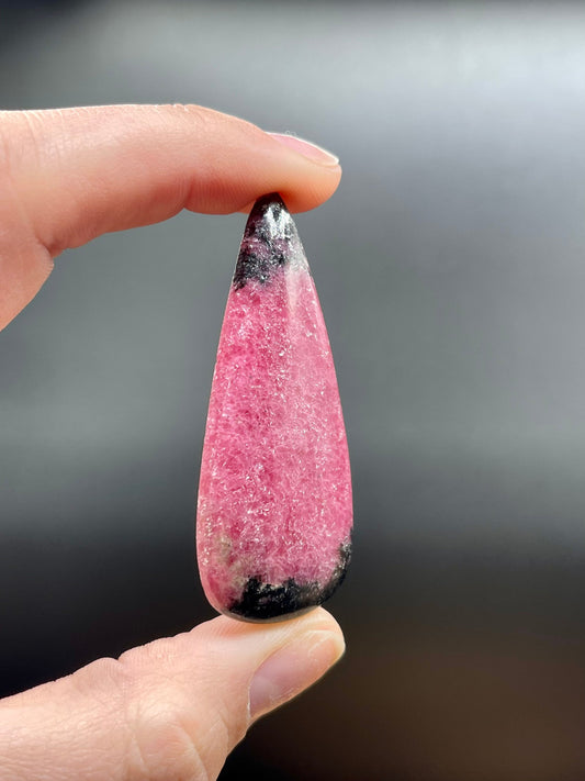 Spectacular Grade AAA Rhodonite Cabochon