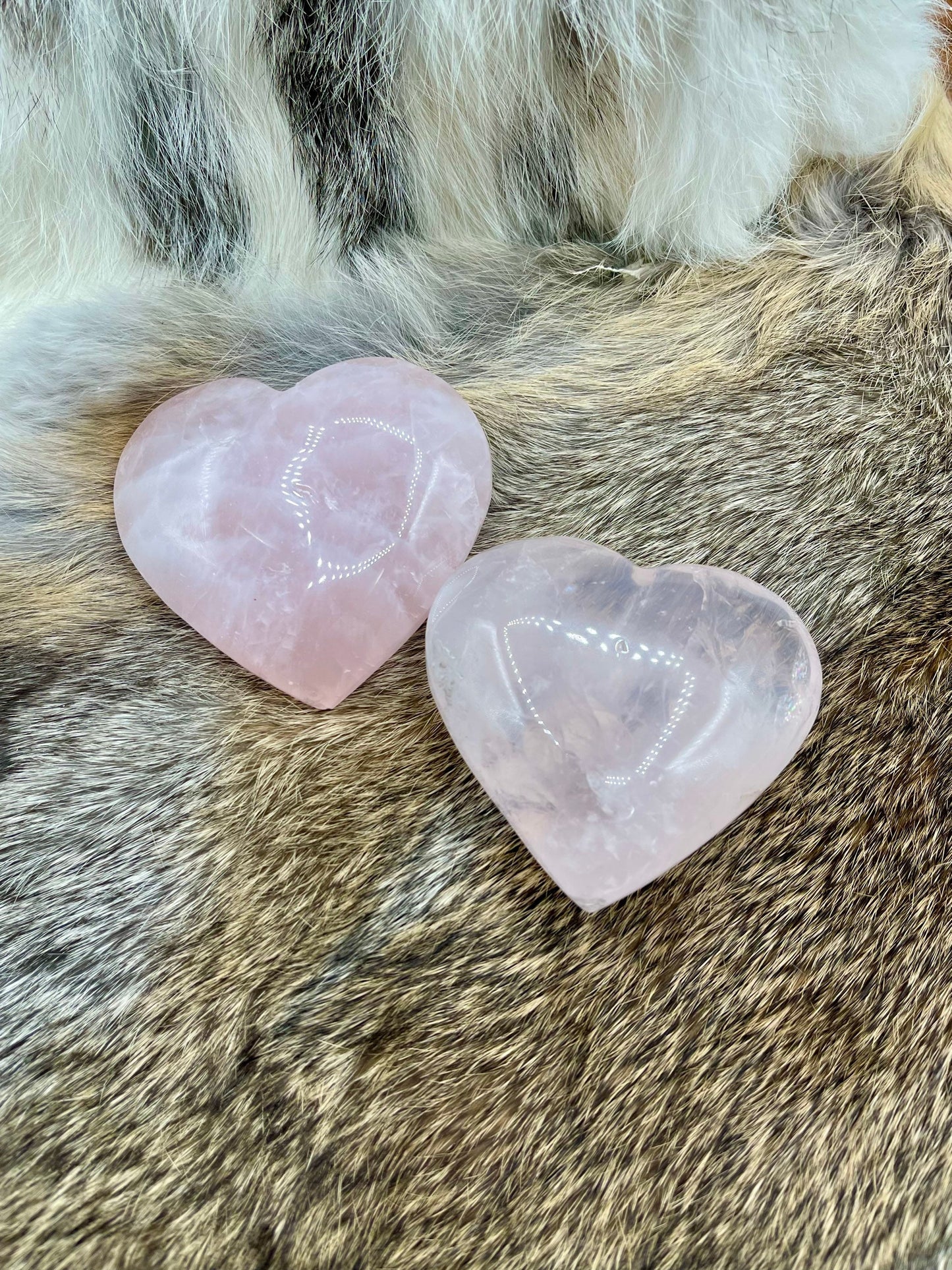 Rose Quartz Hearts