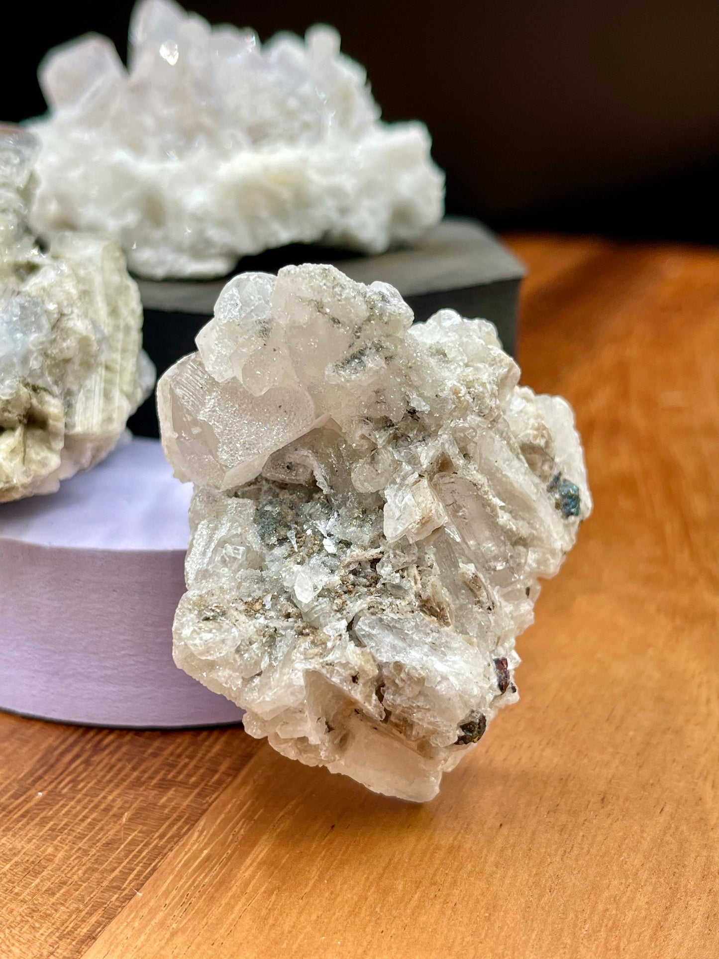 Sparkly Danburite Cluster Matrix