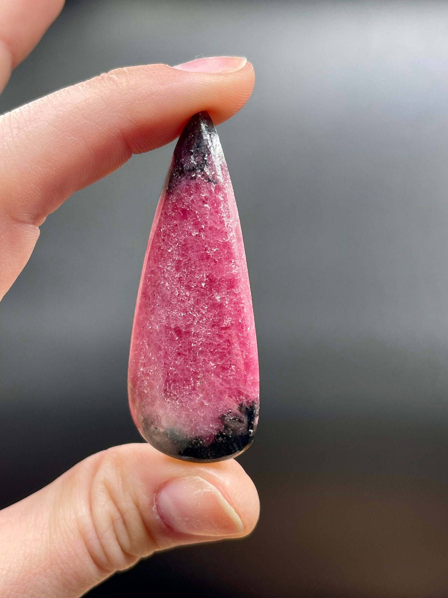 Spectacular Grade AAA Rhodonite Cabochon