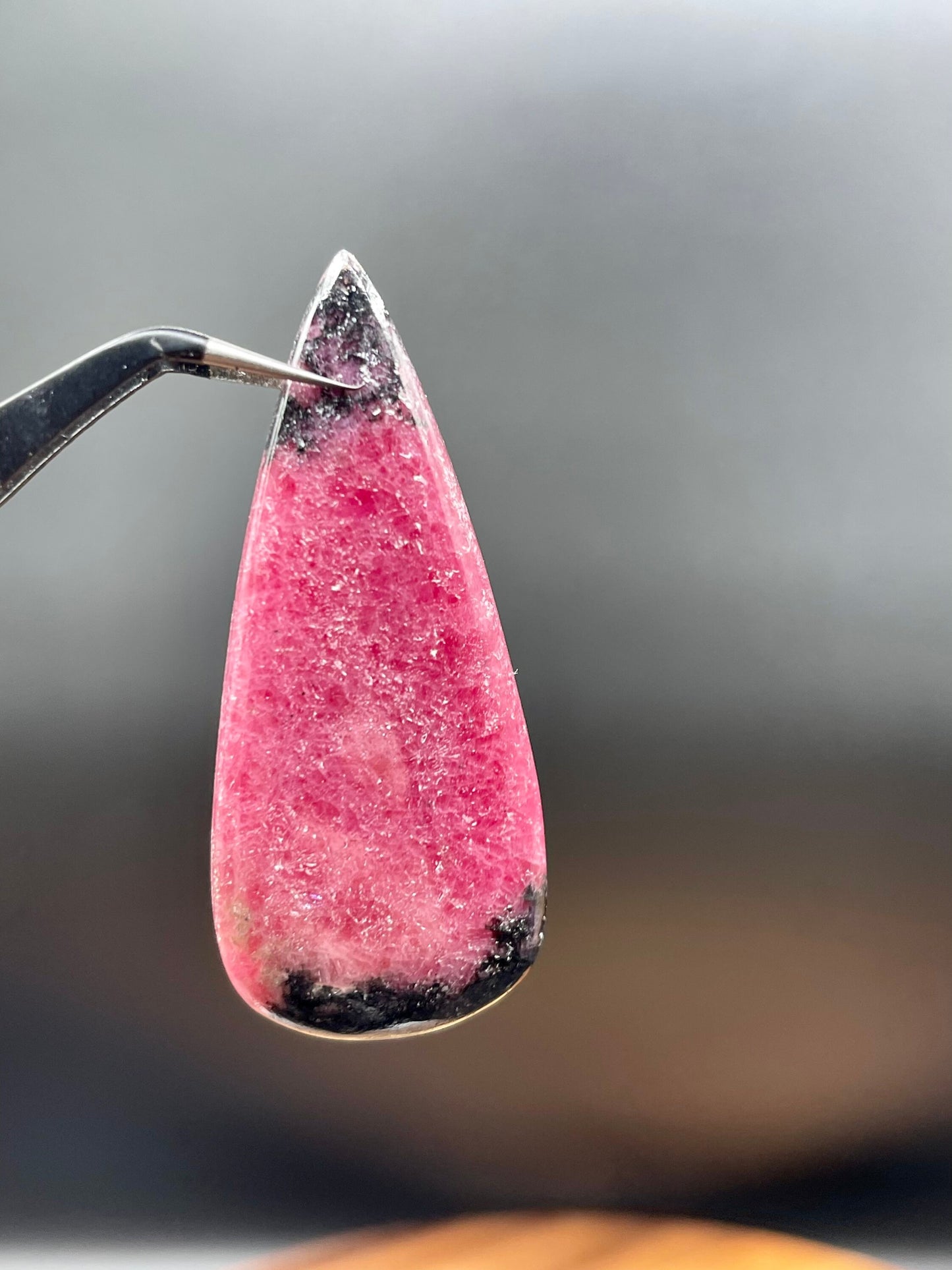 Spectacular Grade AAA Rhodonite Cabochon