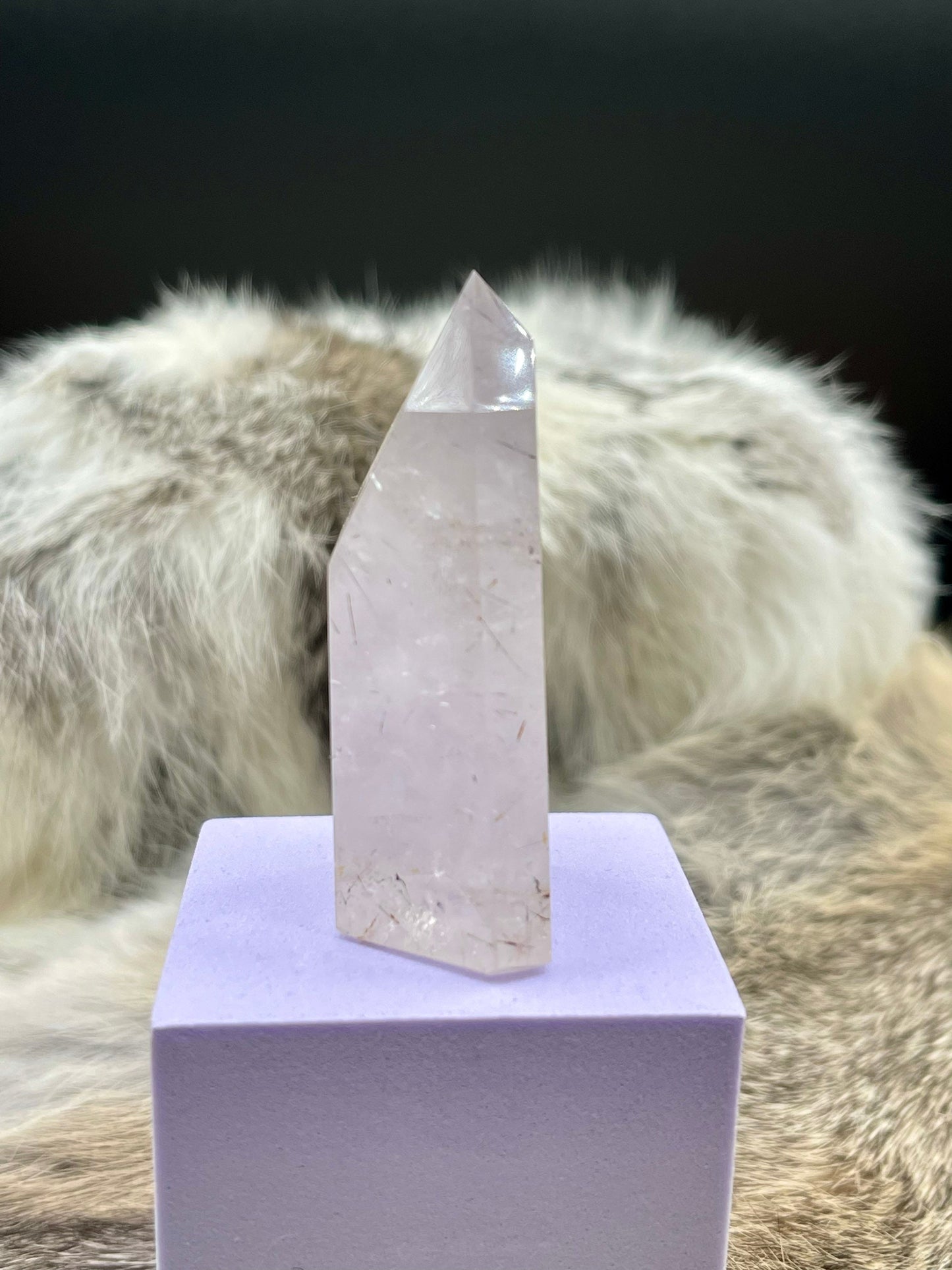 Natural Rutilated Quartz Point