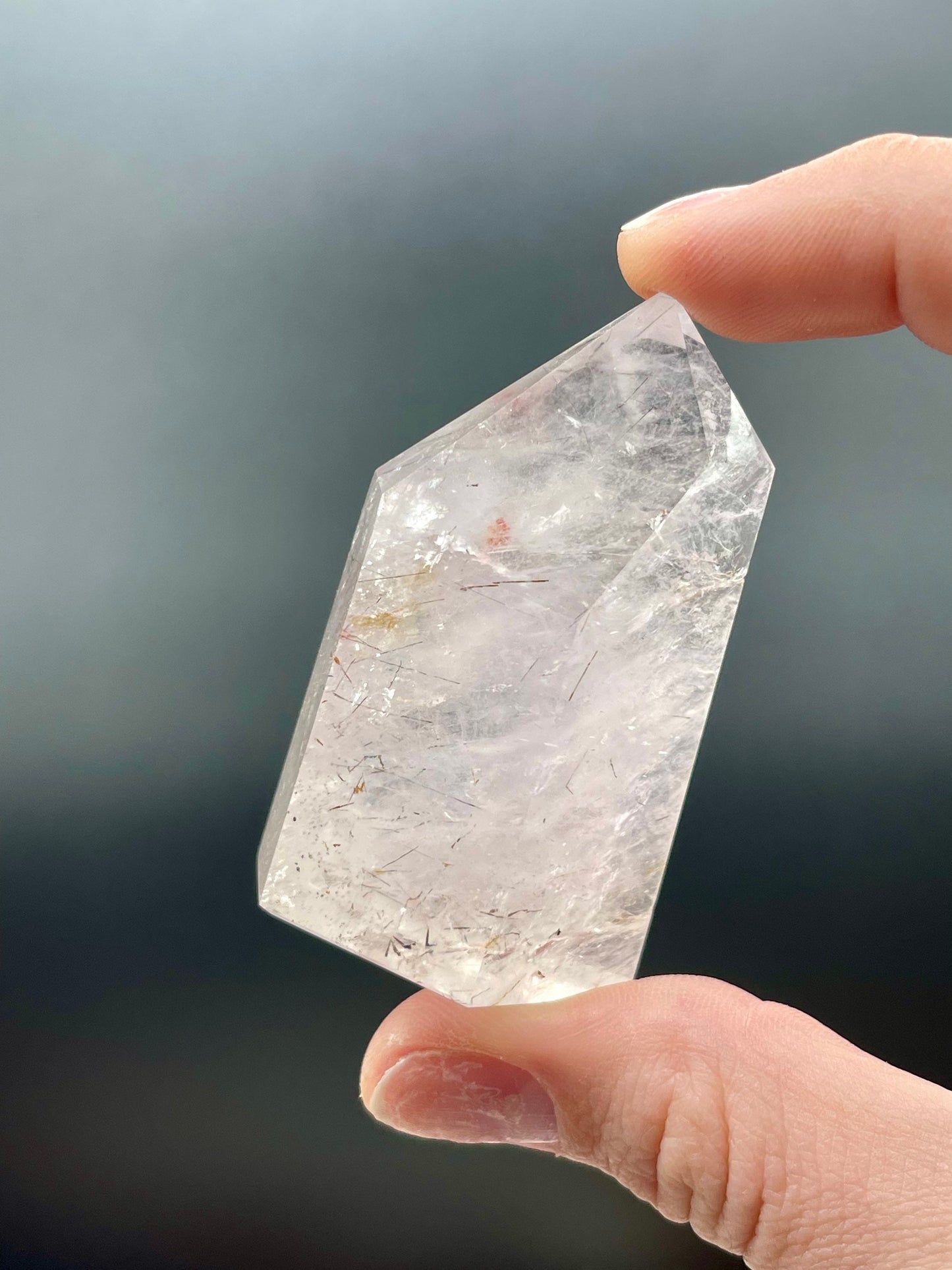 Natural Rutilated Quartz Point