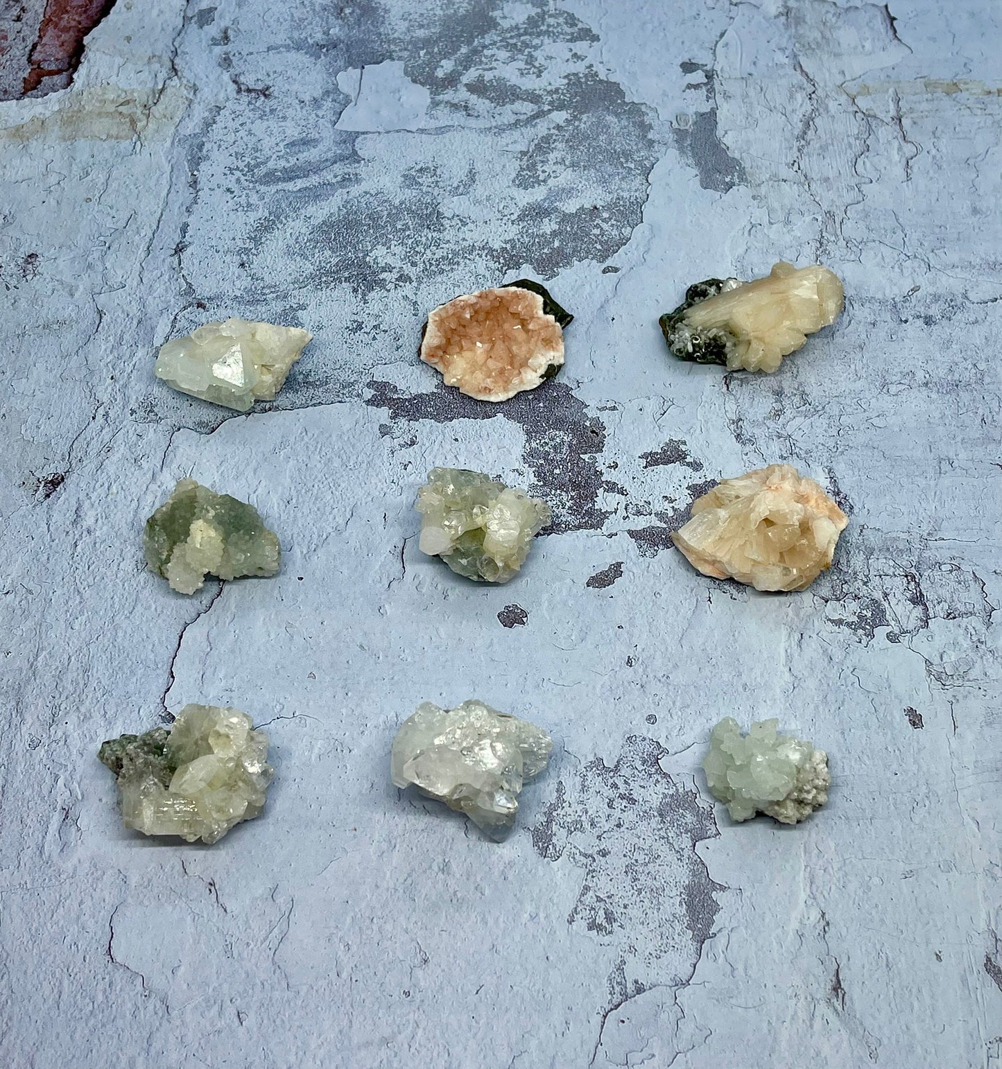 Zeolite Minerals ~ Apophyllite ~ Prehnite ~ Corrumdum etc.