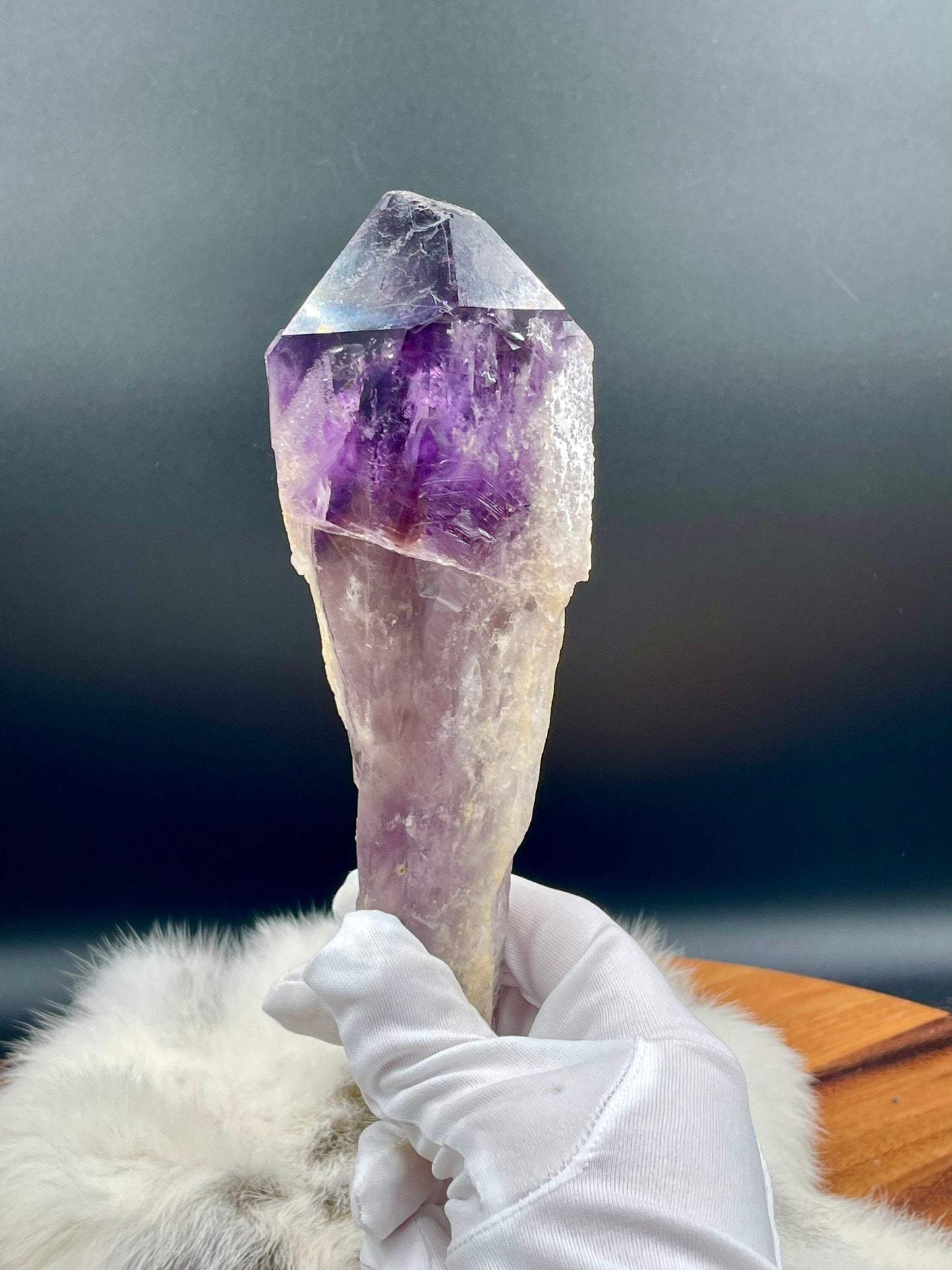 Natural Amethyst Root Wand XL