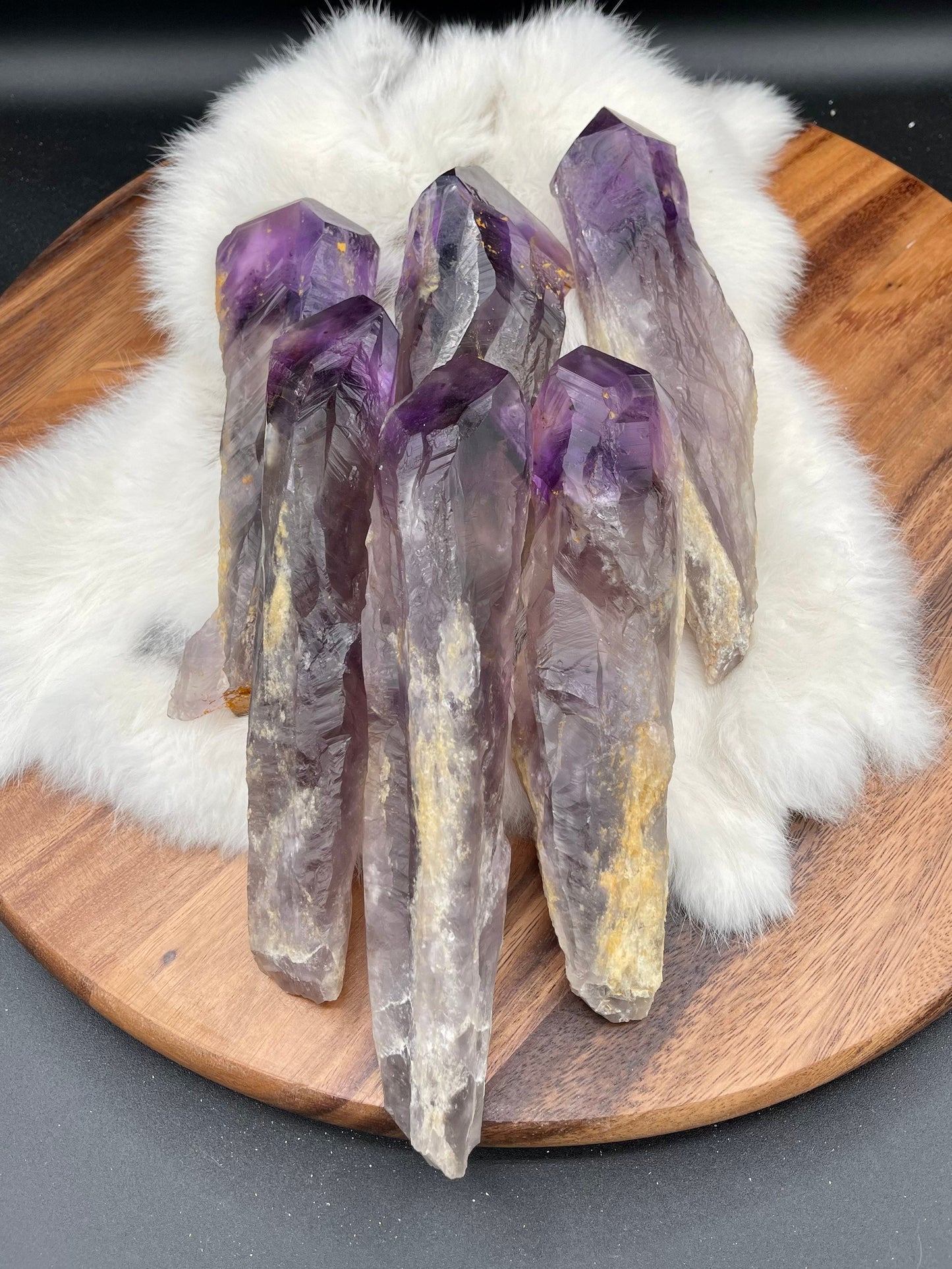 Natural Amethyst Root Wand XL