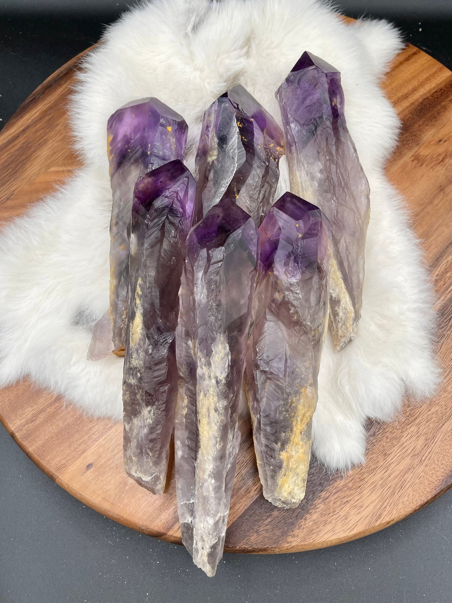 Natural Amethyst Root Wand XL