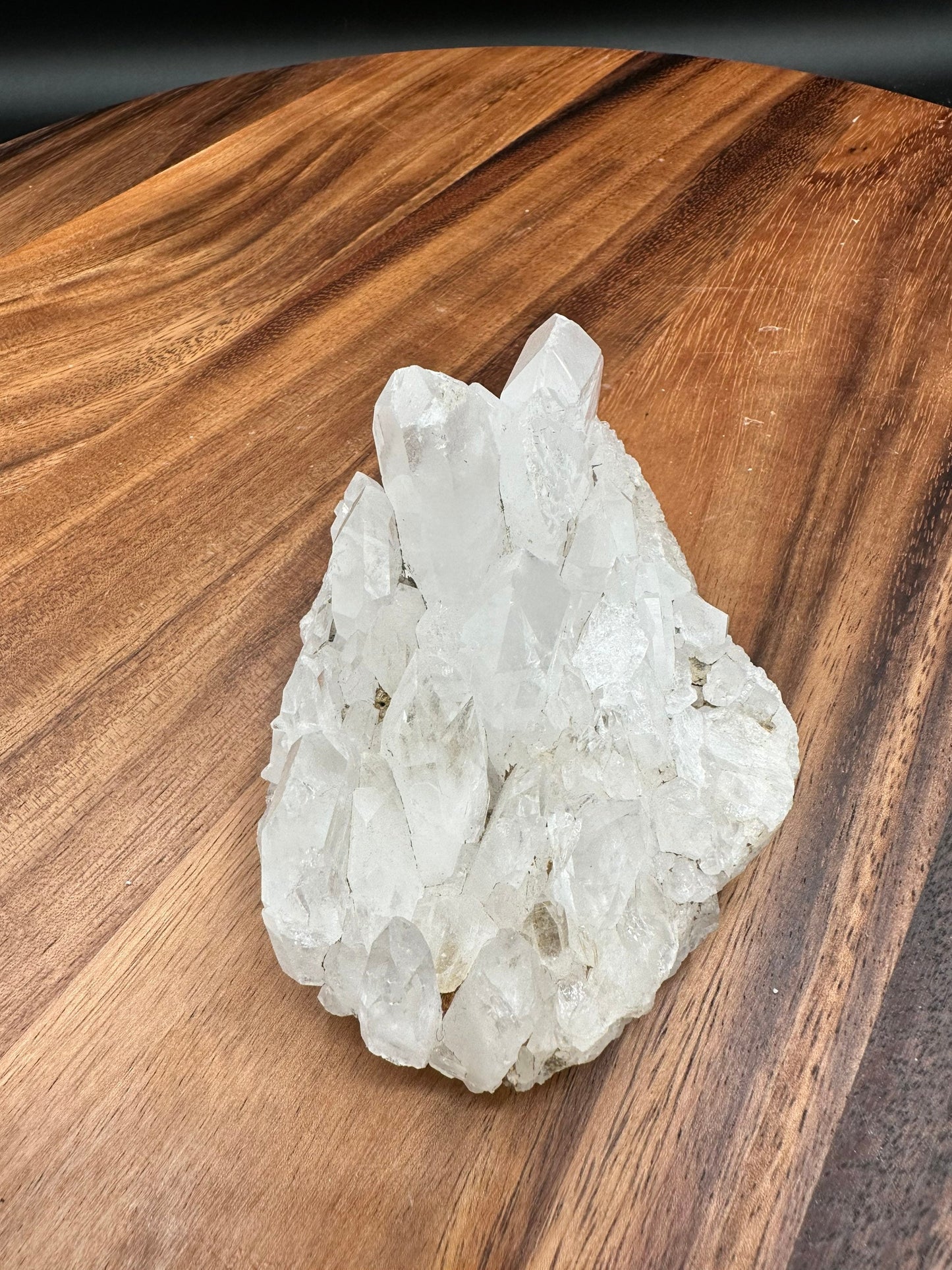 Large Faden Quartz Cluster with Brookite