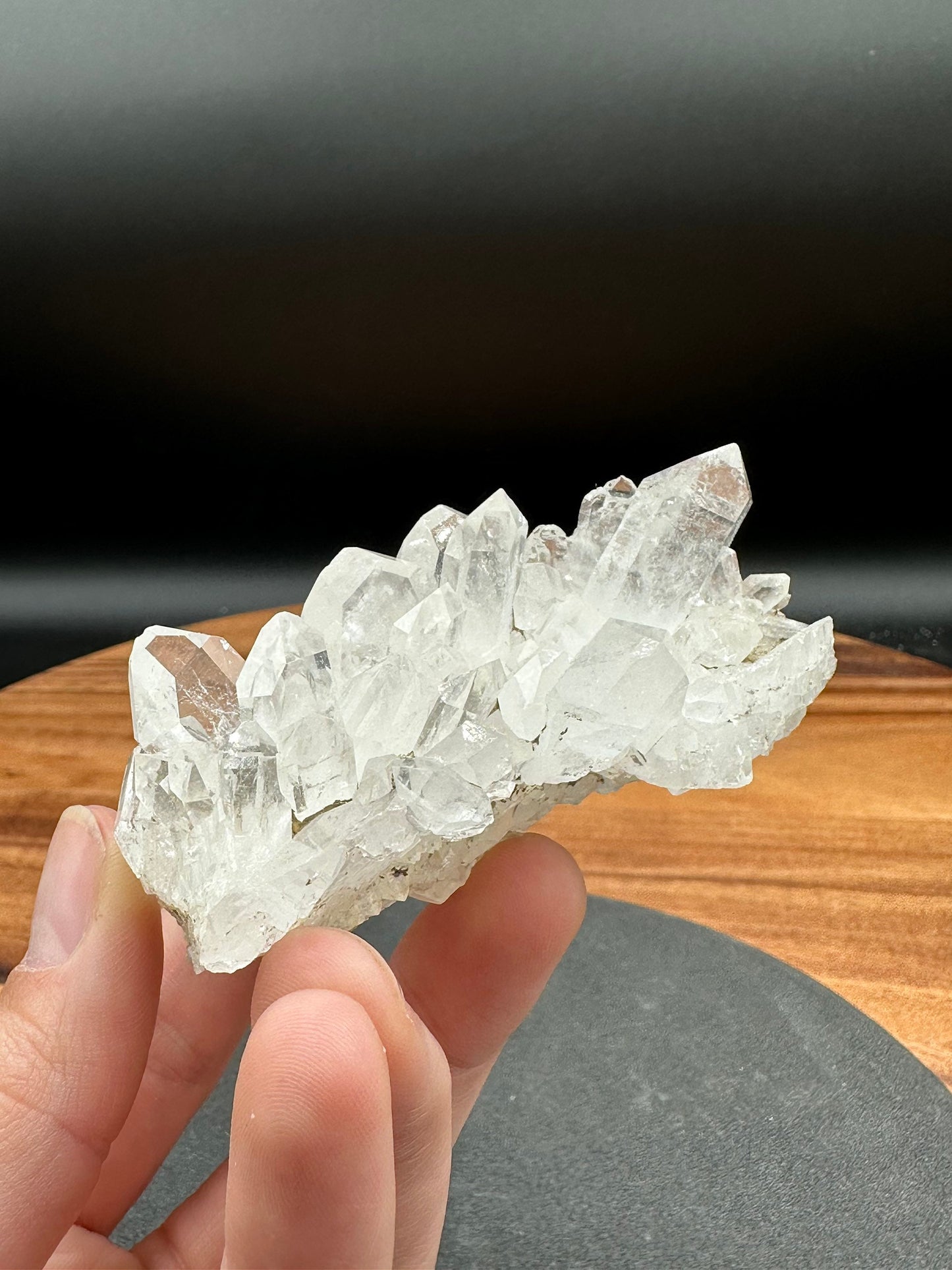 Faden Quartz Cluster with Brookite