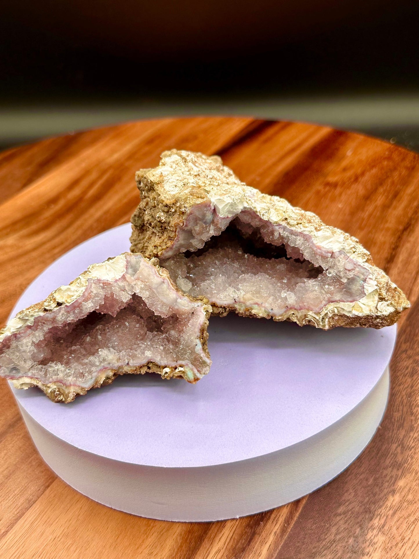 Entire Pink Amethyst Geode