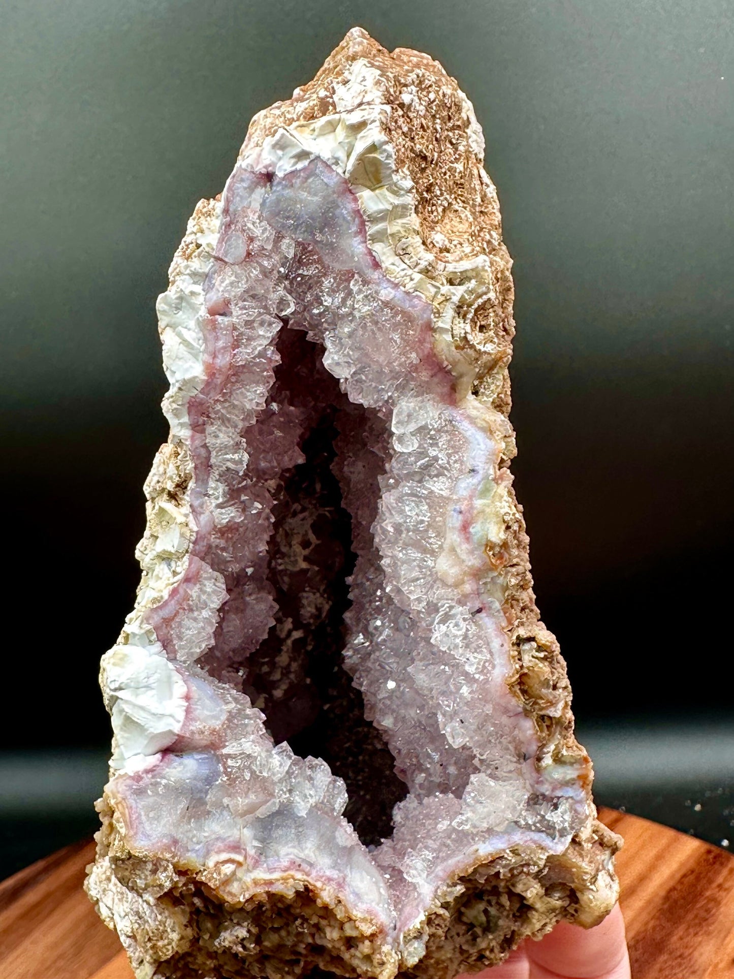 Entire Pink Amethyst Geode