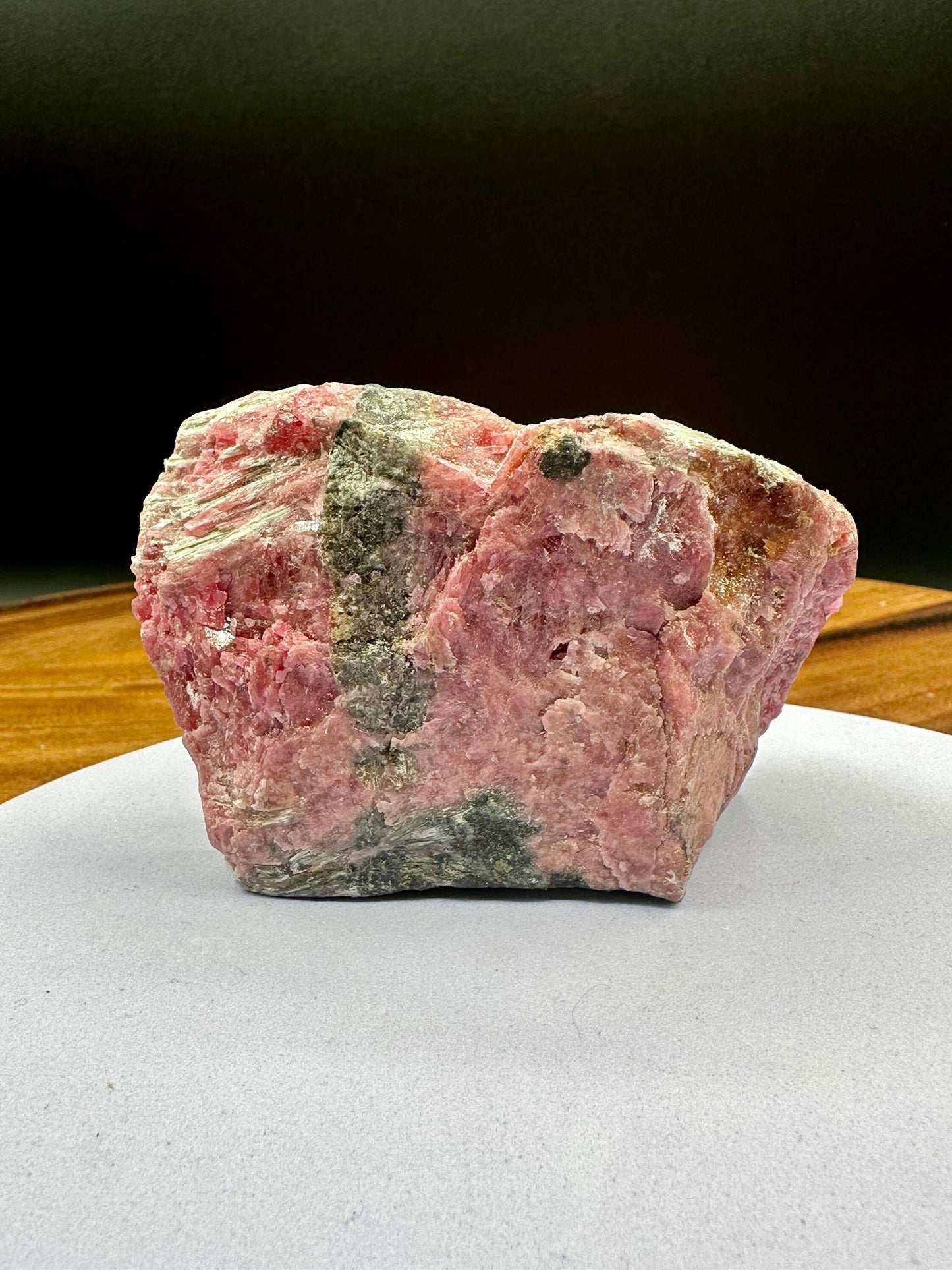 Grade AA Rough Rhodonite with Amphibole, Cummingtonite and other Minerals