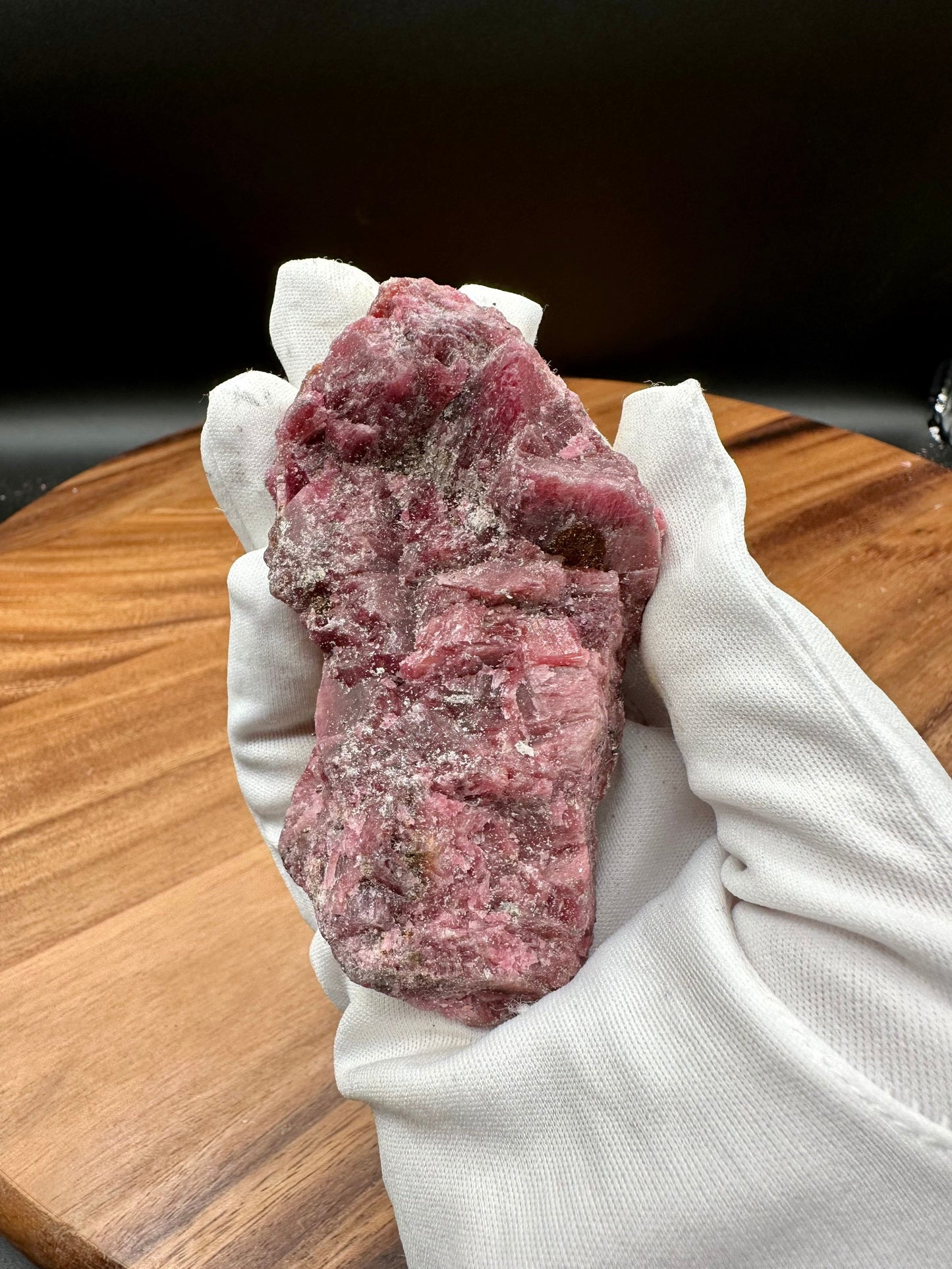 Grade AA Rough Rhodonite with Amphibole, Cummingtonite and other Minerals