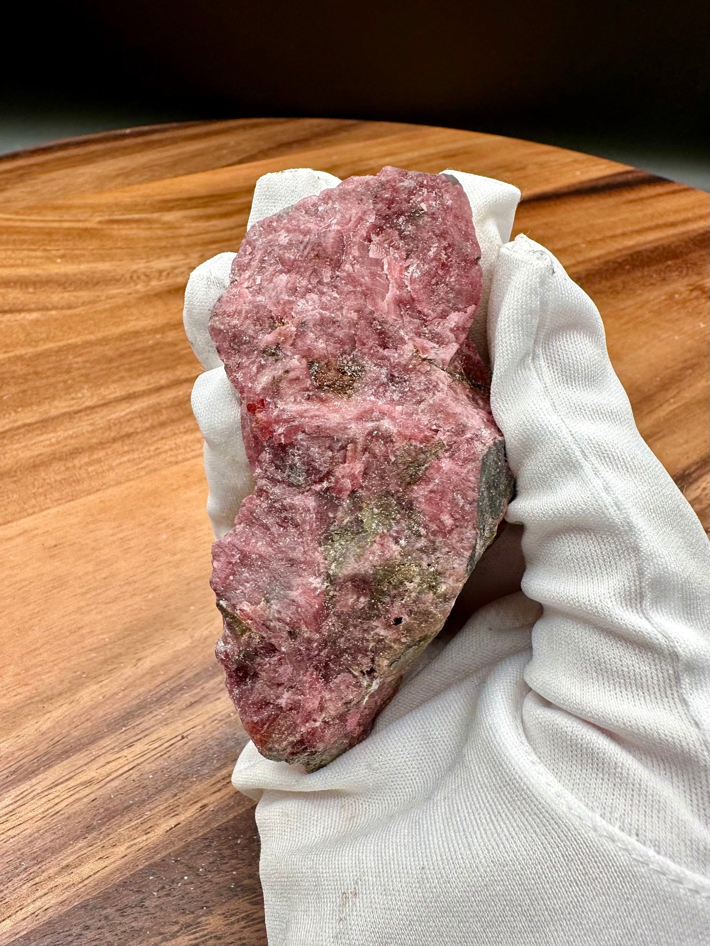 Grade AA Rough Rhodonite with Amphibole, Cummingtonite and other Minerals