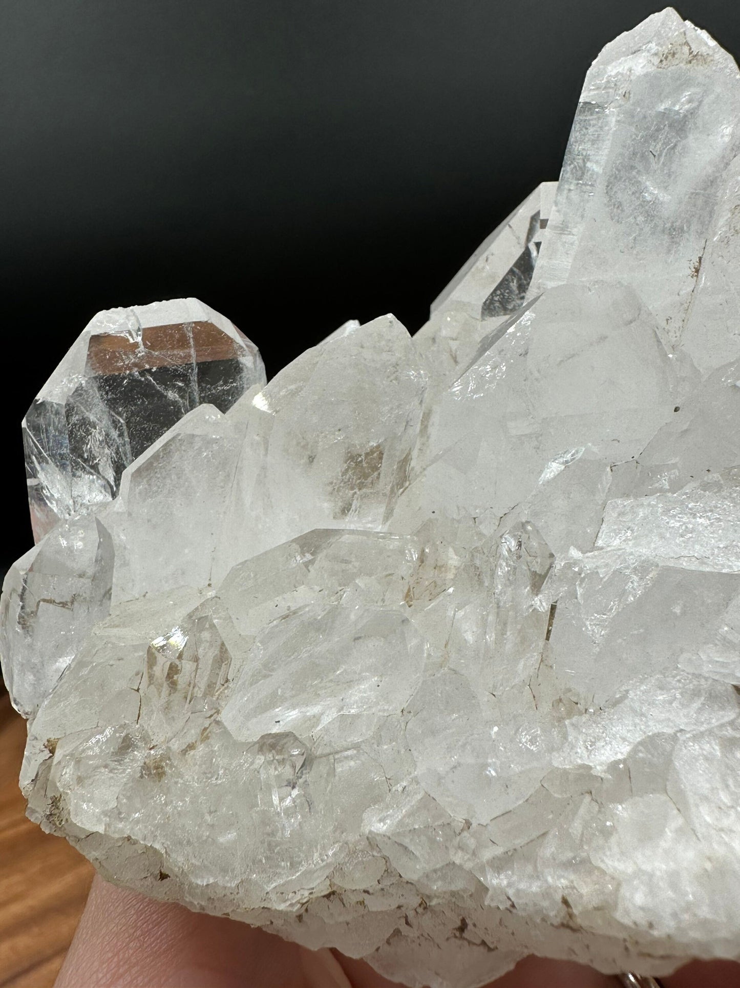 Large Faden Quartz Cluster with Brookite