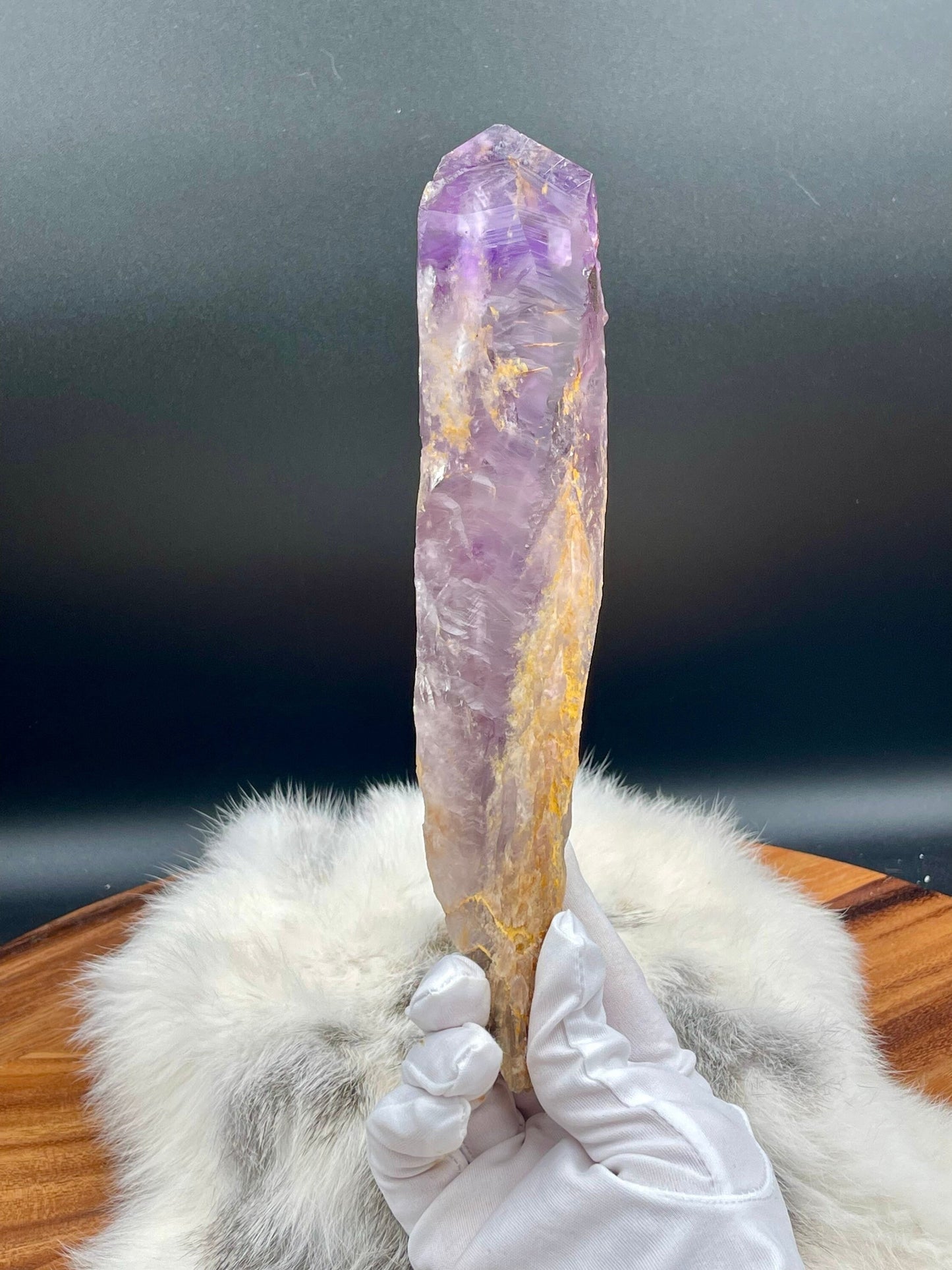 Natural Amethyst Root Wand XL