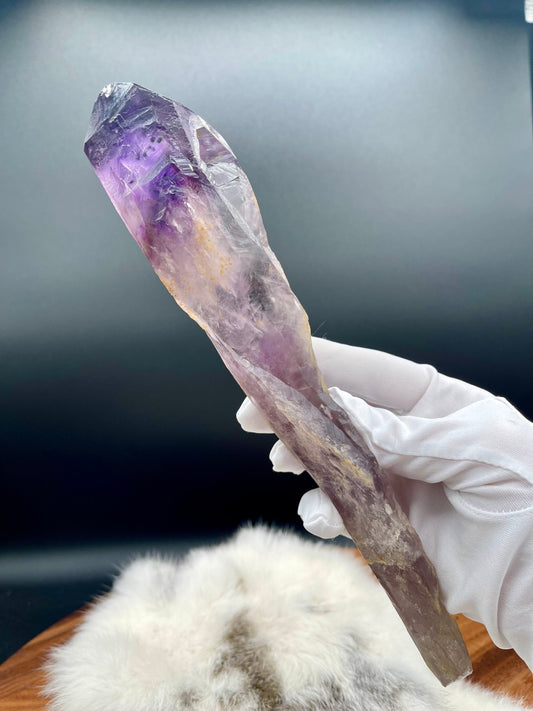 Natural Amethyst Root Wand XL