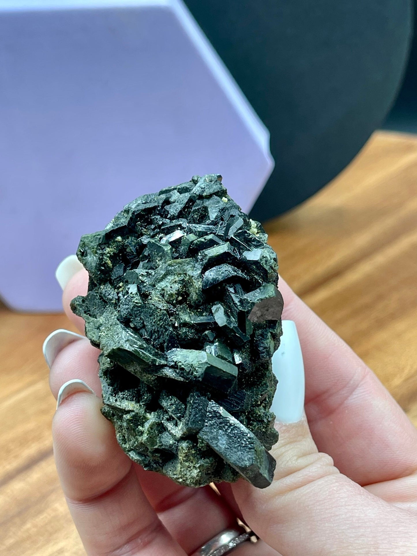 Magnetite and Epidote