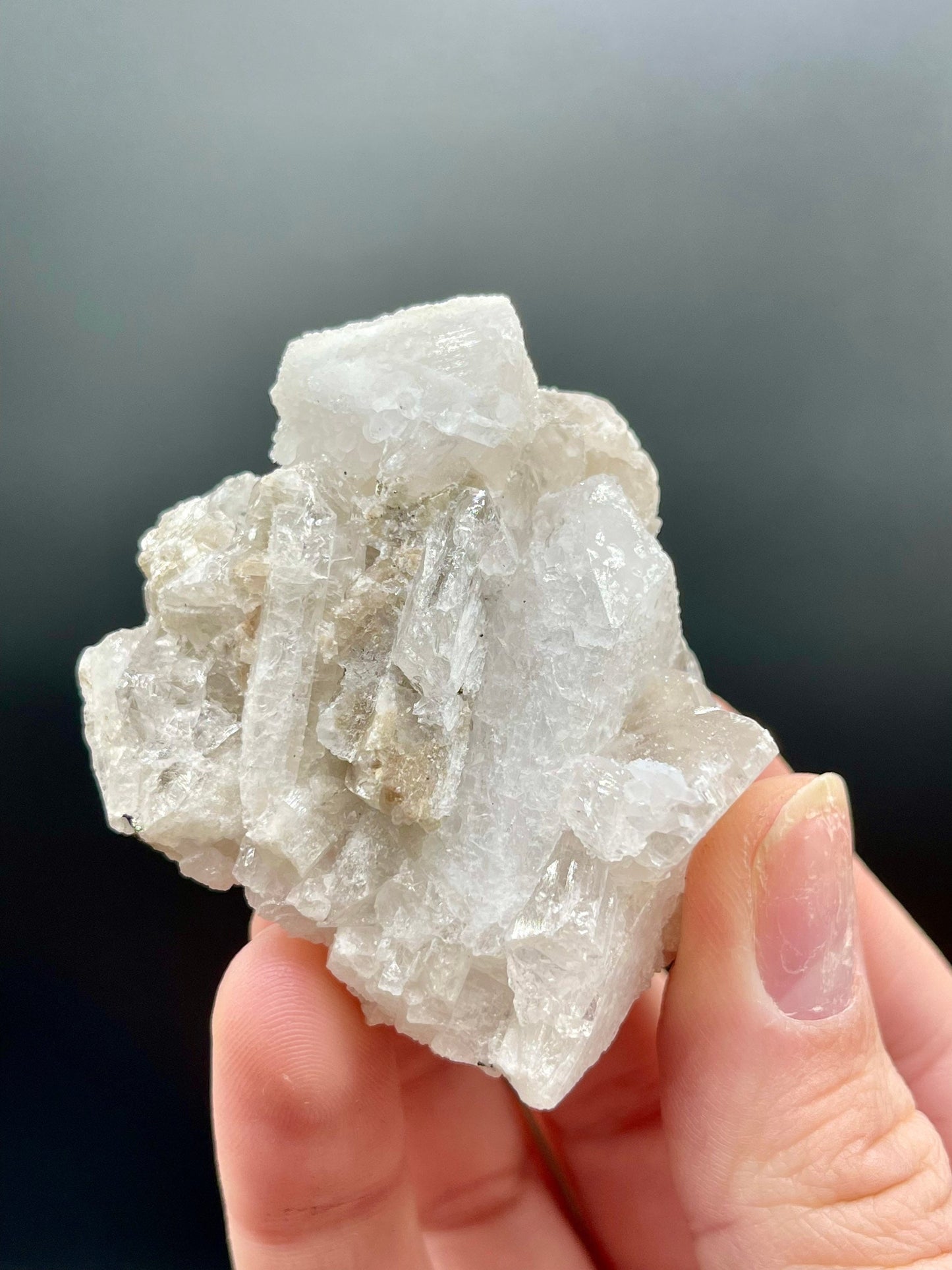 Sparkly Danburite Cluster Matrix