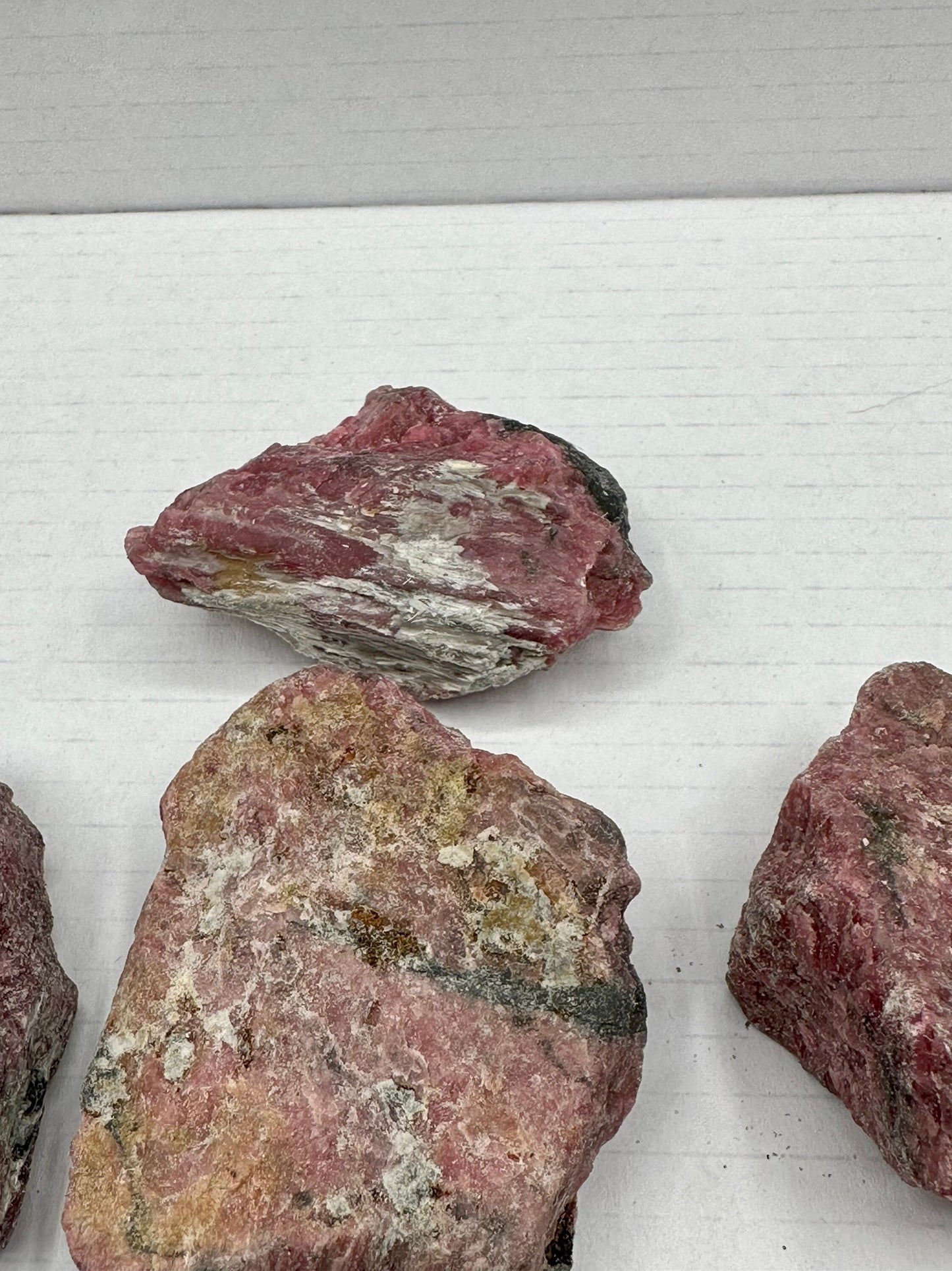 Wholesale 1KG Lot Rhodonite with Amphibole, Cummingtonite and other Minerals