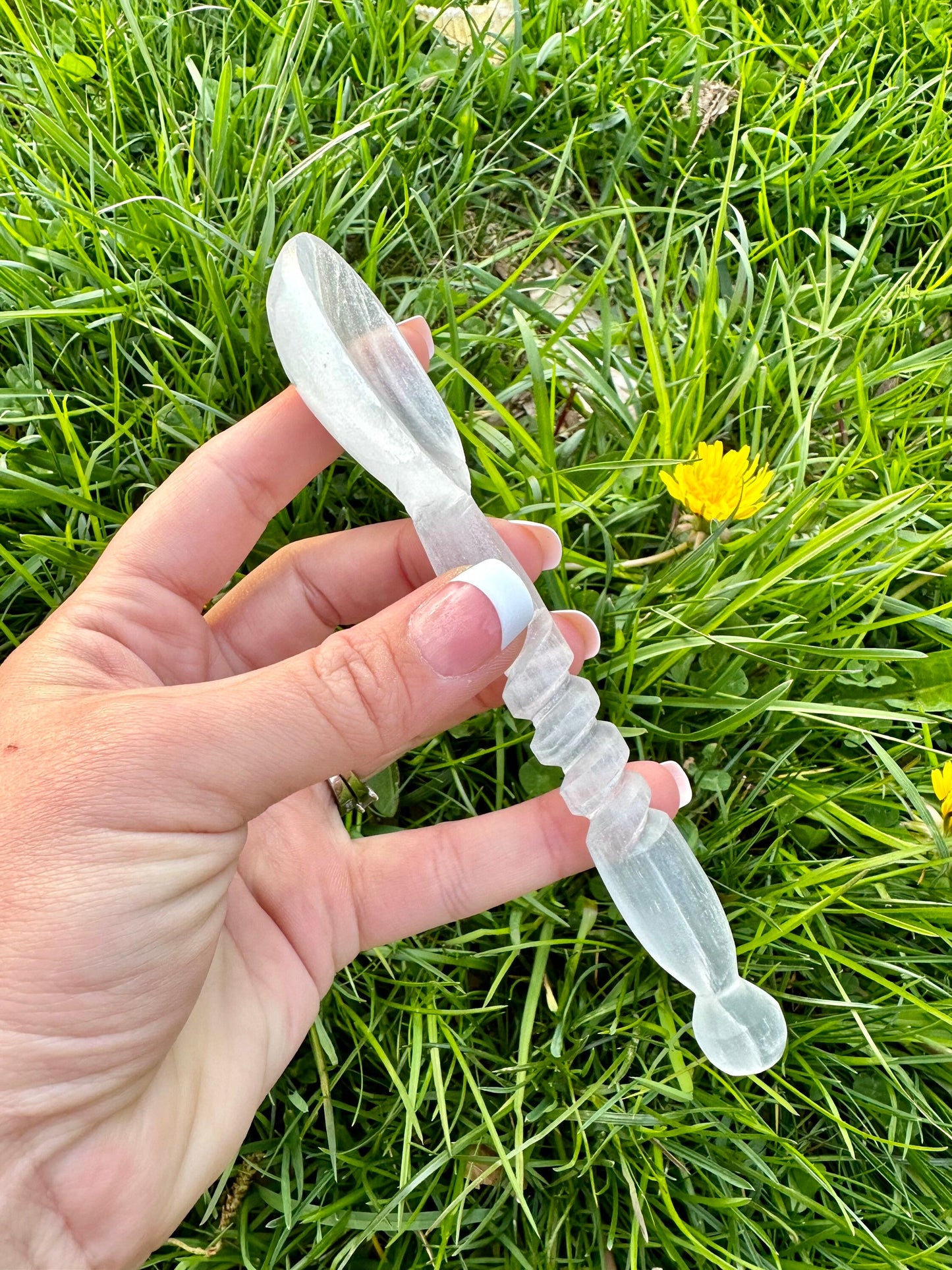 Selenite spoon