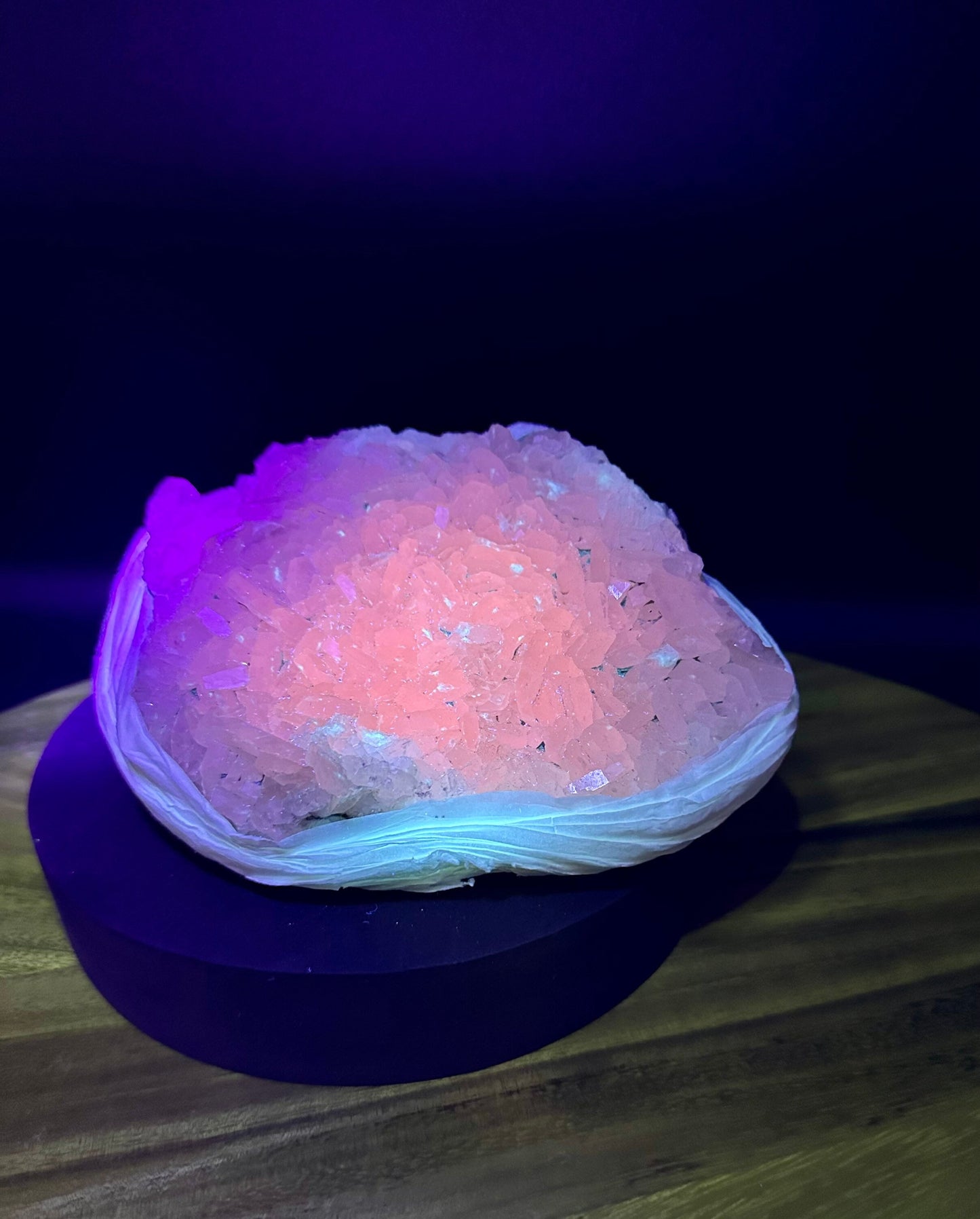 Fluorescent Calcite and Fluorite Specimen