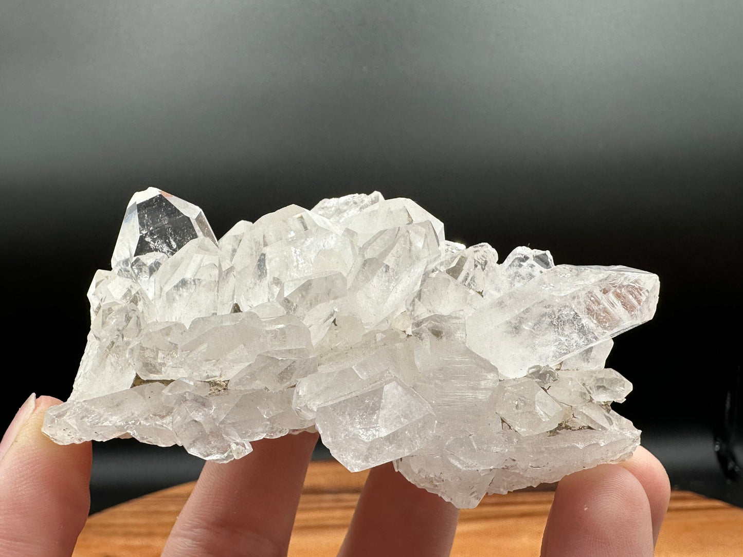 Faden Quartz Cluster with Brookite