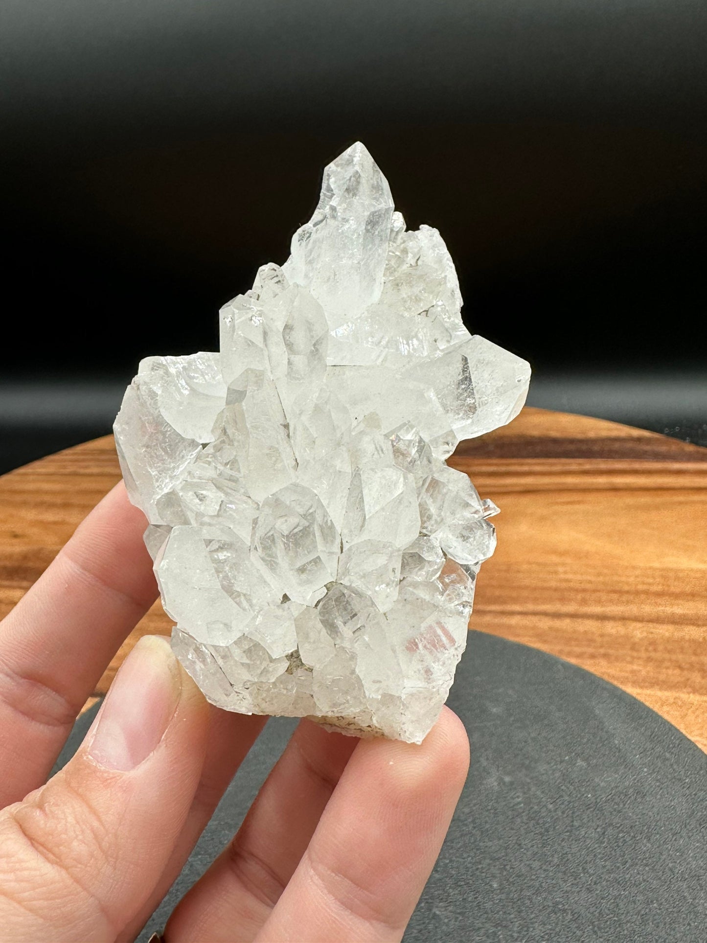 Faden Quartz Cluster with Brookite