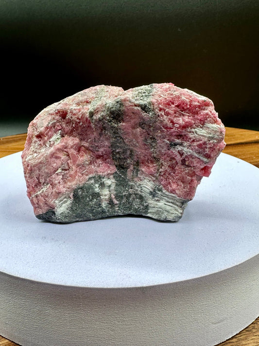 Grade AA Rough Rhodonite with Amphibole, Cummingtonite and other Minerals