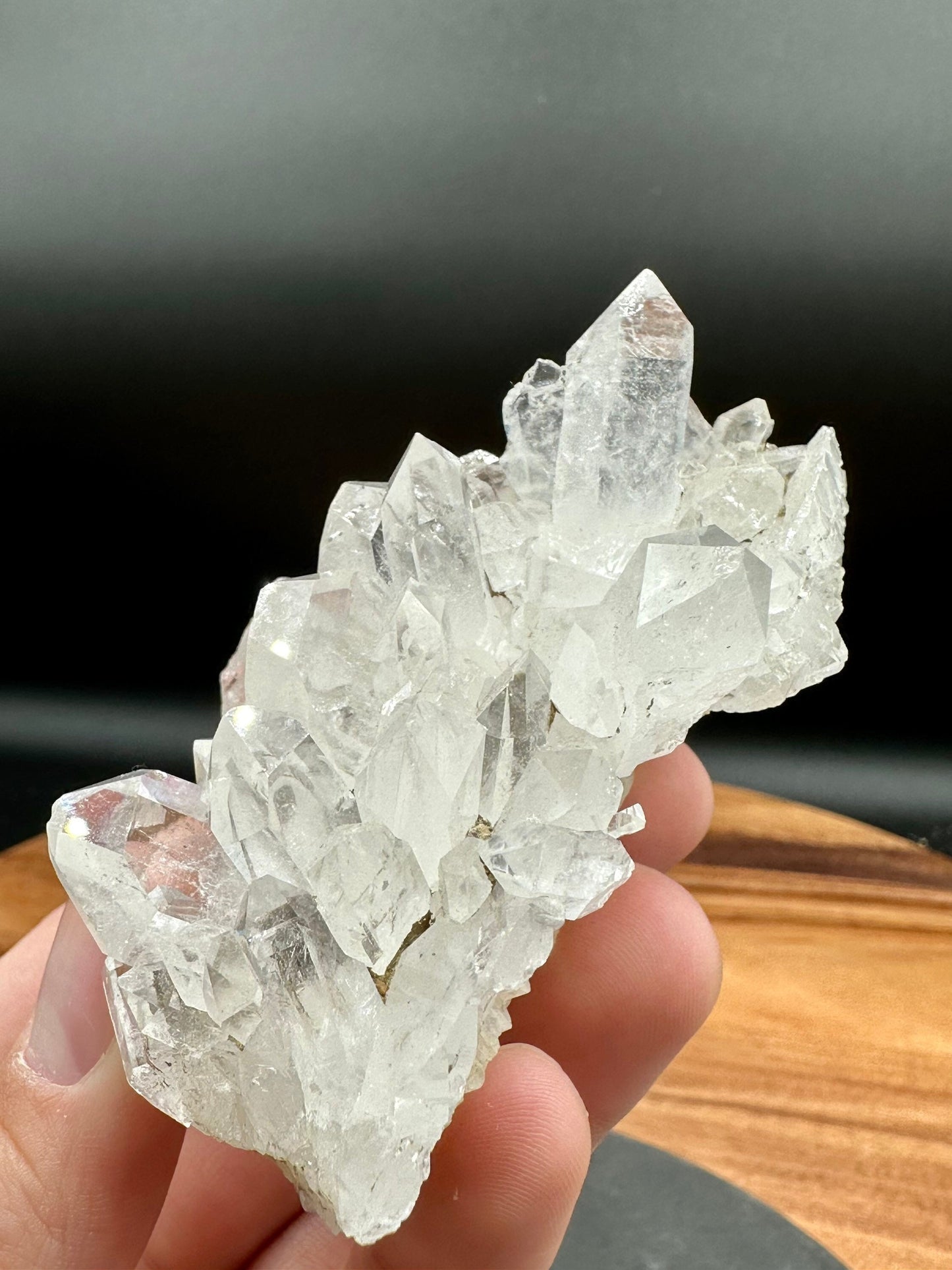 Faden Quartz Cluster with Brookite