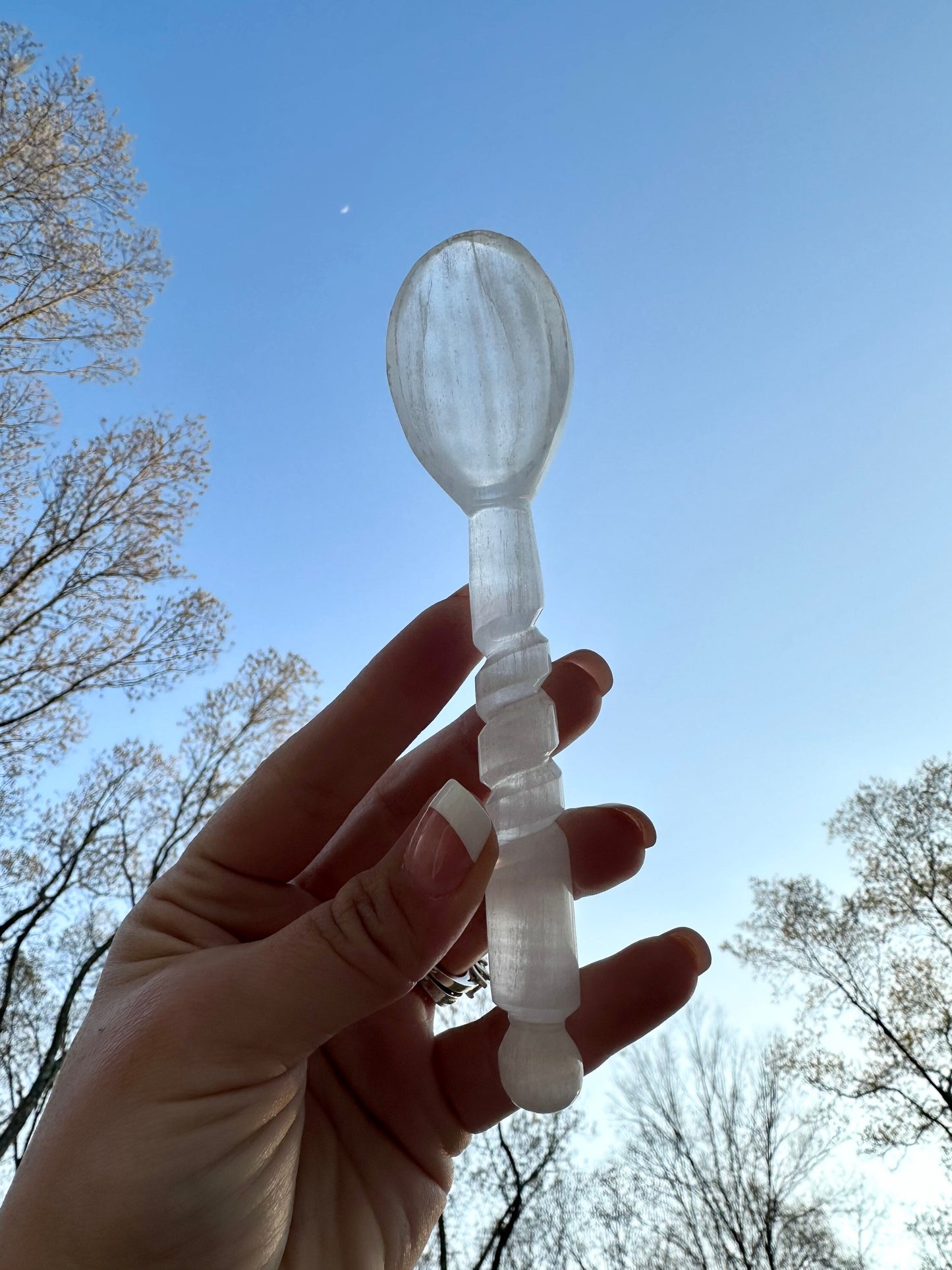 Selenite spoon